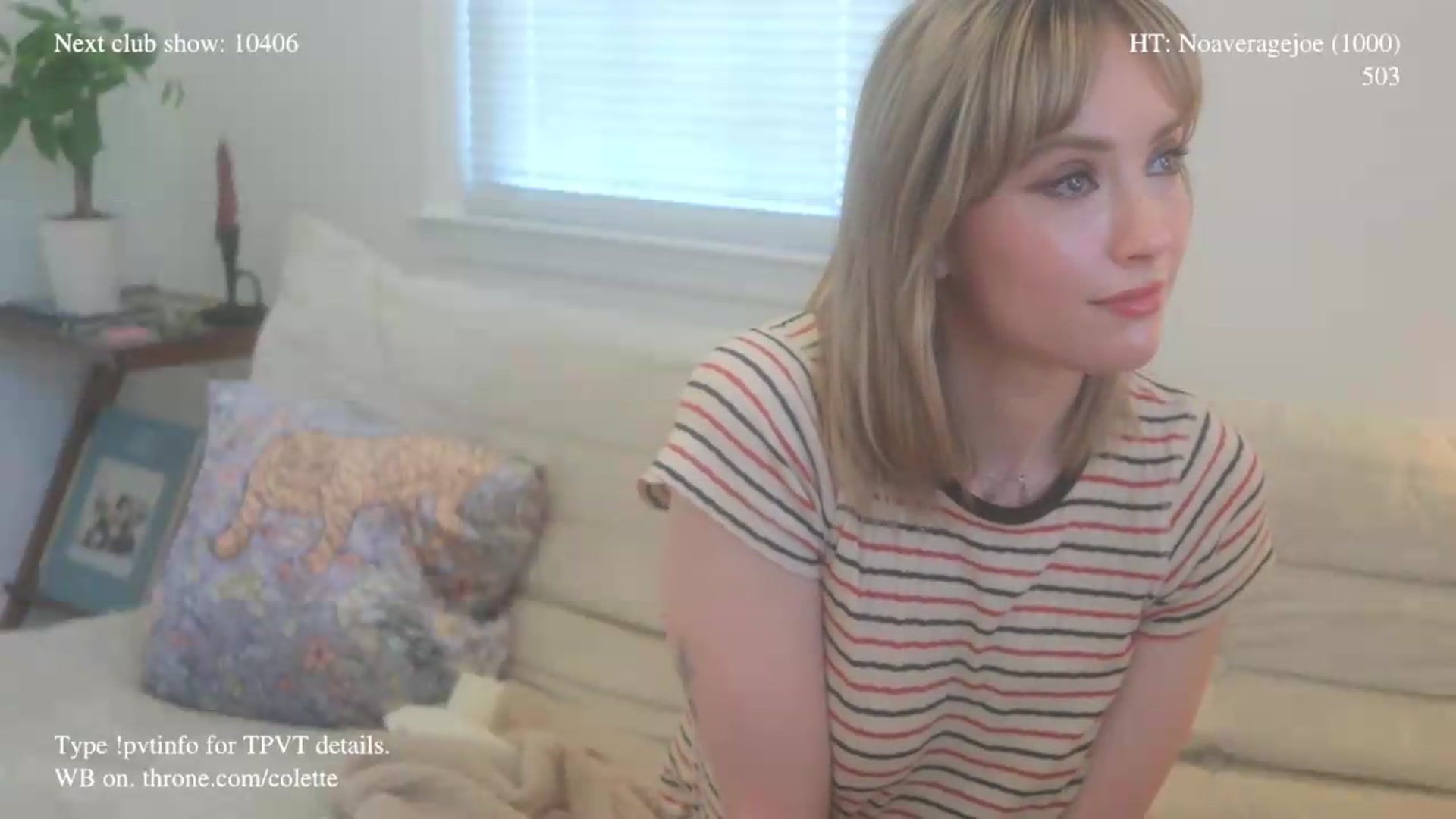Gallery image thumbnail from colette's myfreecams stream on, 05/21/2026, 19:13 image 6 of 20