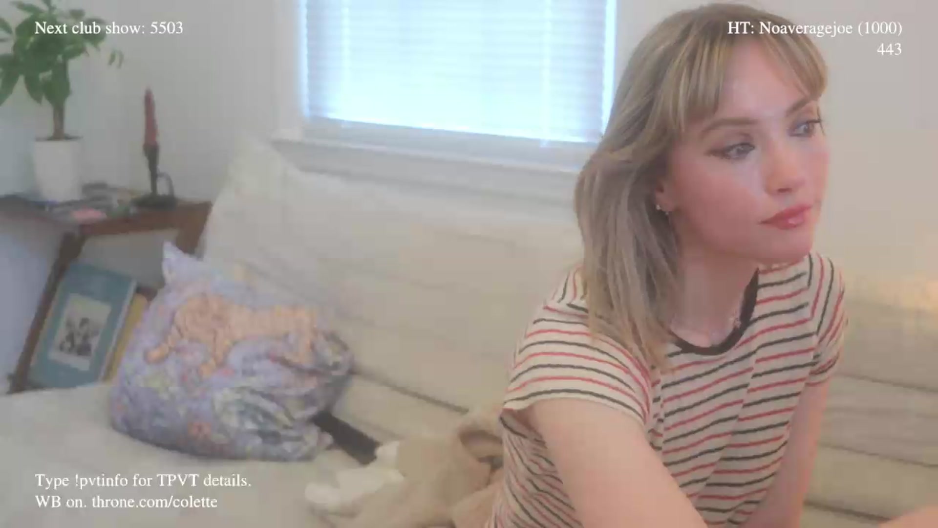 Gallery image thumbnail from colette's myfreecams stream on, 05/21/2026, 19:13 image 12 of 20