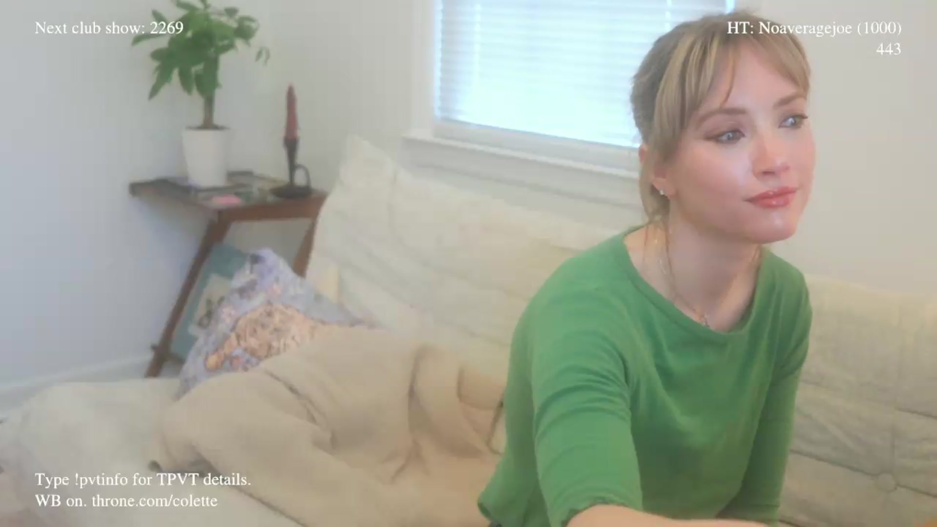Gallery image thumbnail from colette's myfreecams stream on, 05/22/2026, 20:35 image 8 of 20