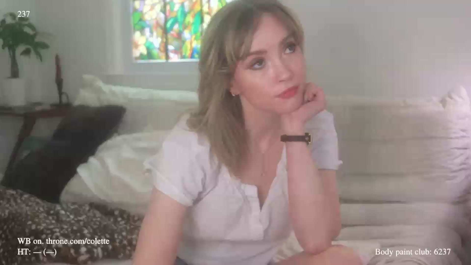 Gallery image thumbnail from colette's myfreecams stream on, 08/13/2026, 19:45 image 1 of 20
