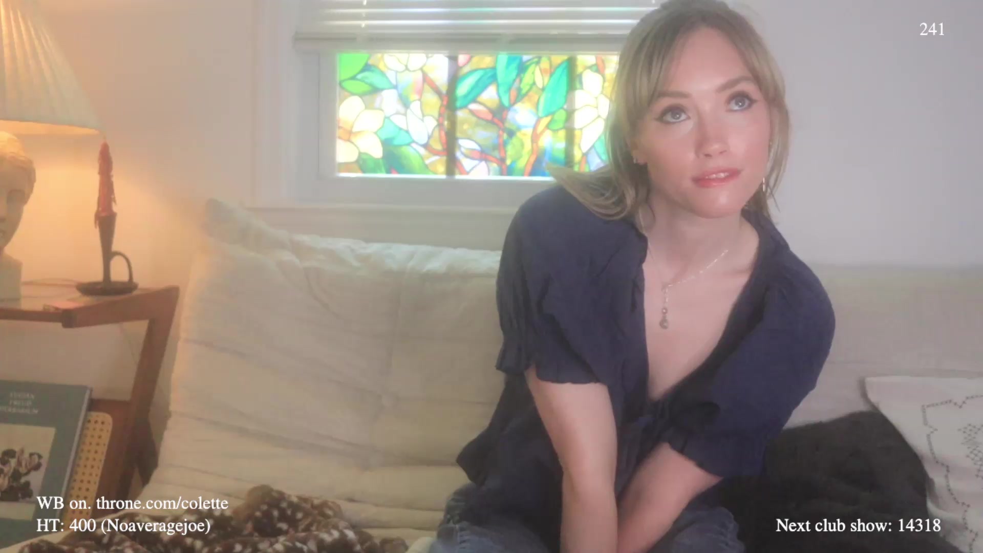 Gallery image thumbnail from colette's myfreecams stream on, 08/25/2026, 19:45 image 13 of 20