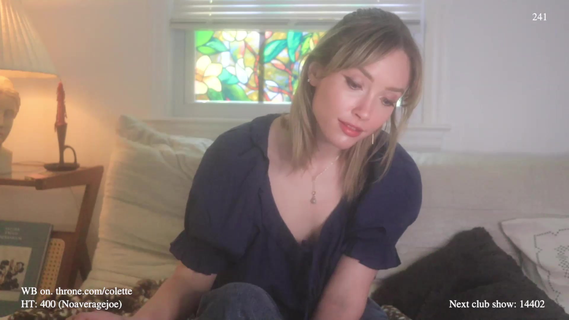 Gallery image thumbnail from colette's myfreecams stream on, 08/25/2026, 19:45 image 12 of 20