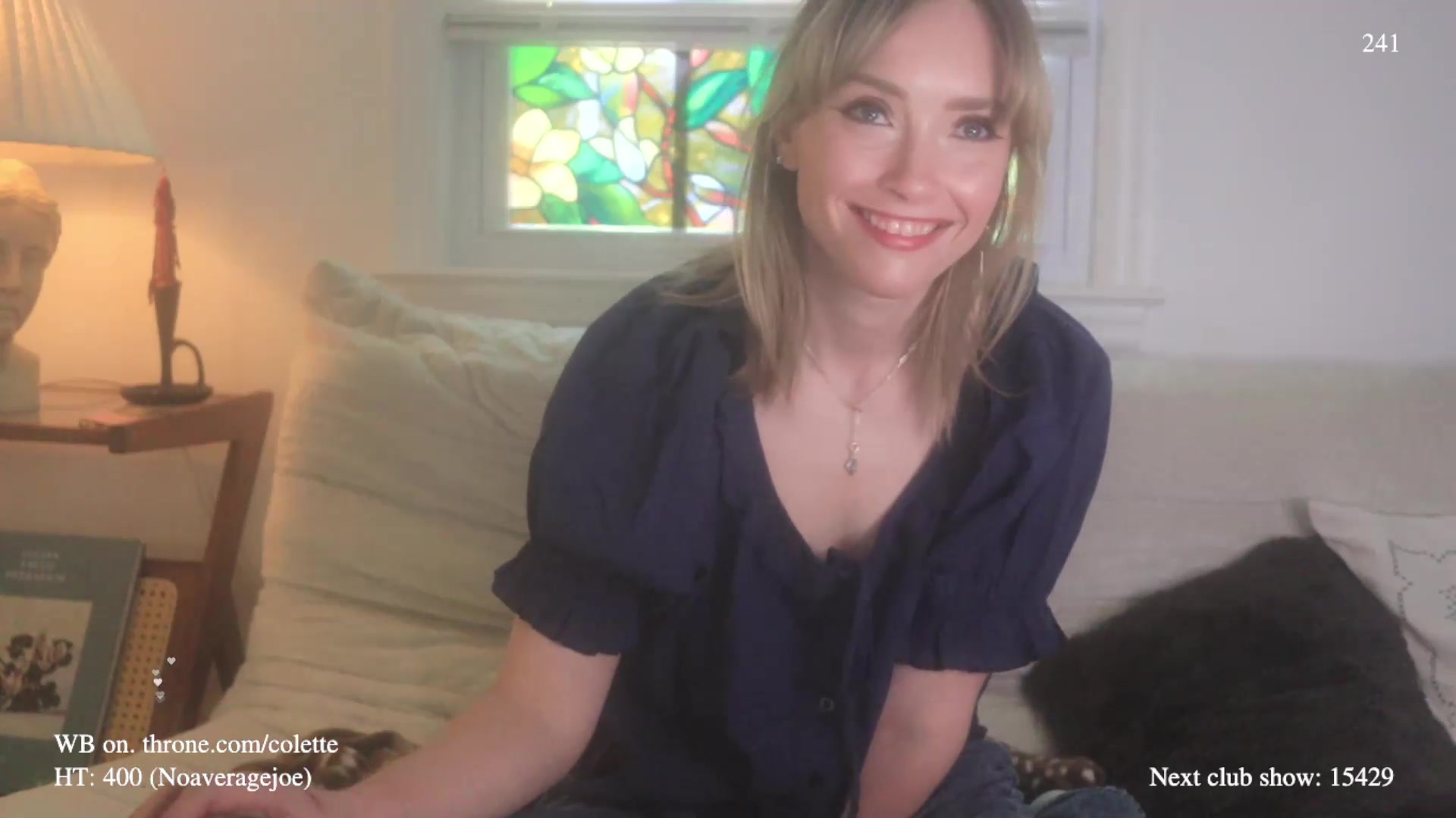 Gallery image thumbnail from colette's myfreecams stream on, 08/25/2026, 19:45 image 5 of 20