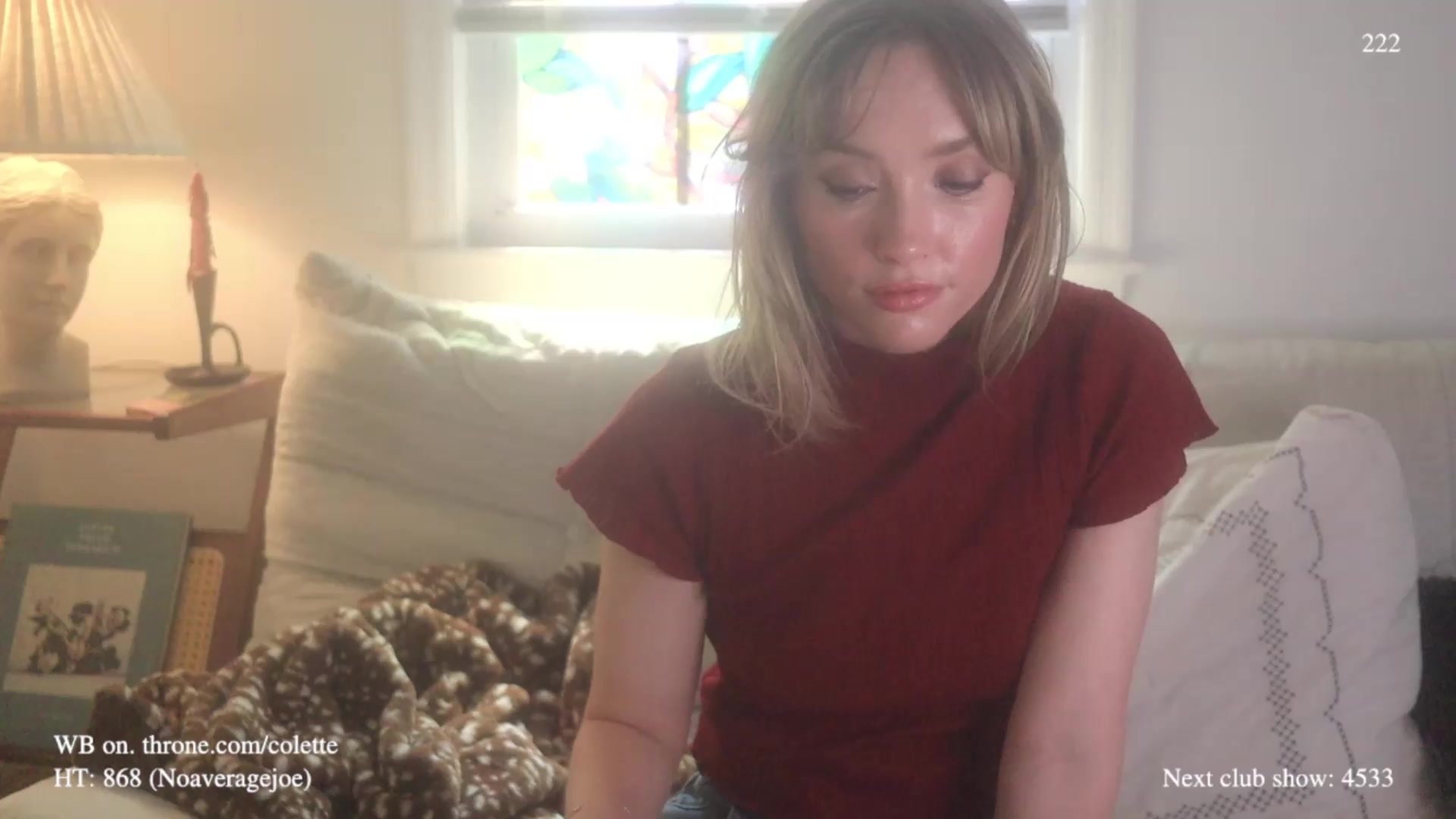 Gallery image thumbnail from colette's myfreecams stream on, 08/26/2026, 20:13 image 18 of 20