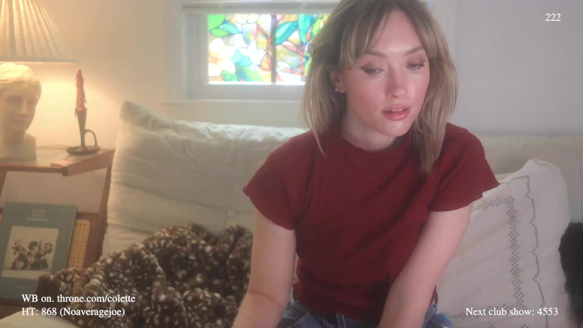 Gallery image thumbnail from colette's myfreecams stream on, 08/26/2026, 20:13 image 13 of 20