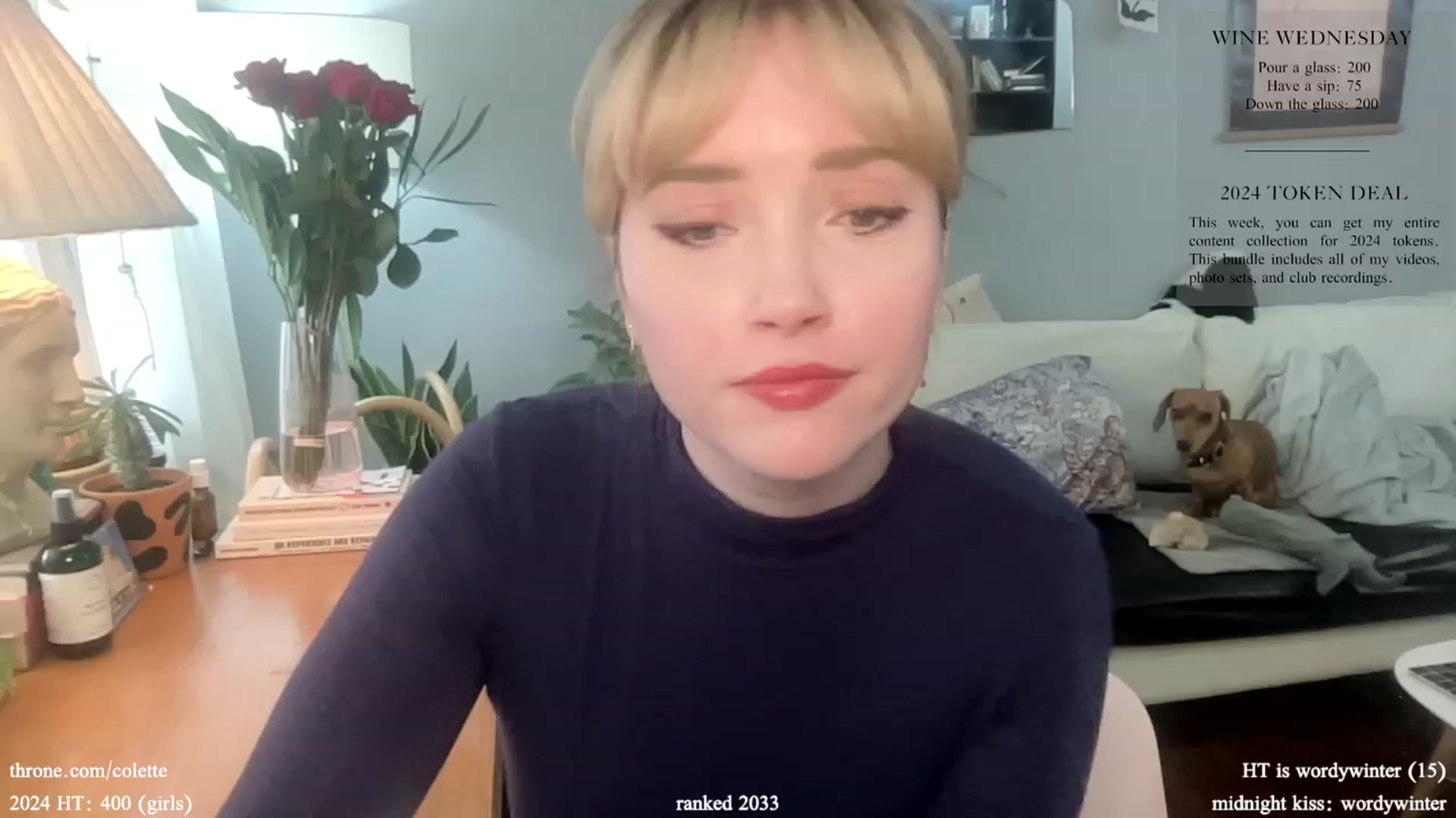 Gallery image thumbnail from coletteclaude's myfreecams stream on, 01/03/2024, 17:05 image 2 of 20