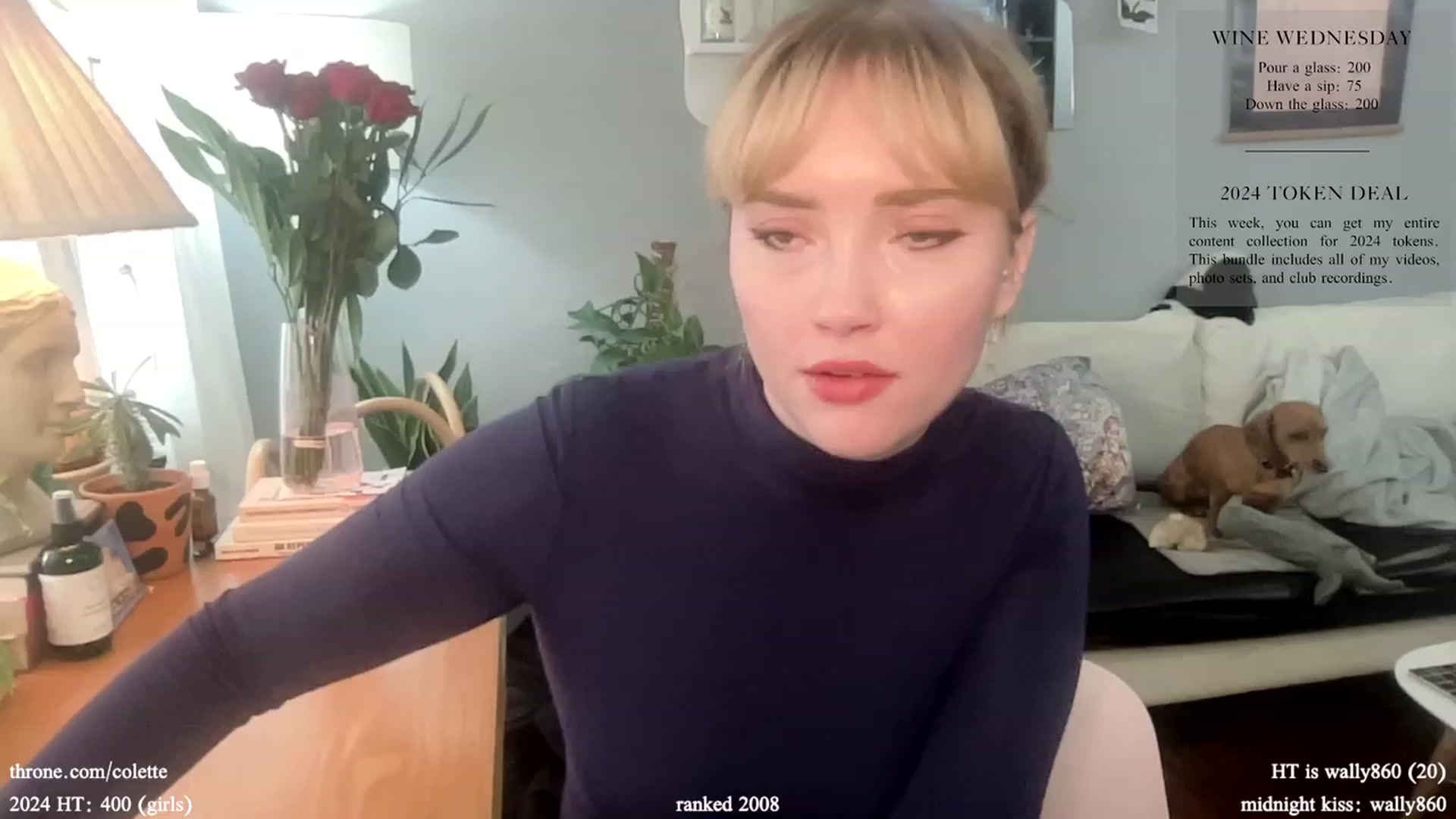 Gallery image thumbnail from coletteclaude's myfreecams stream on, 01/03/2024, 17:05 image 3 of 20