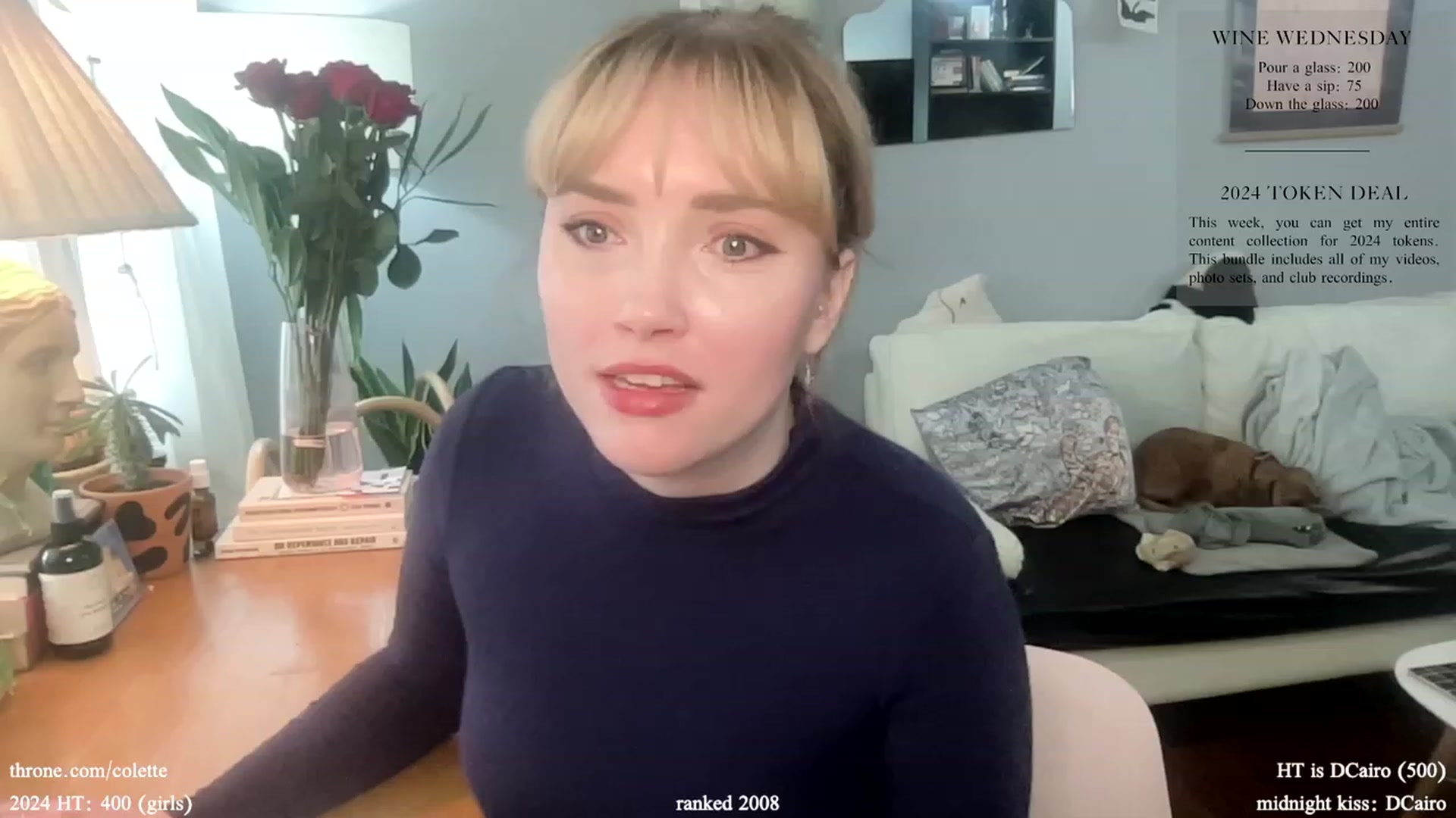 Gallery image thumbnail from coletteclaude's myfreecams stream on, 01/03/2024, 17:05 image 4 of 20