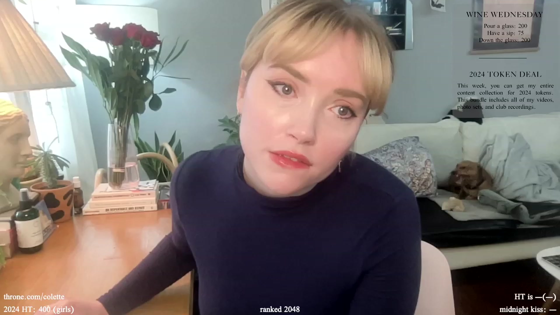 Gallery image thumbnail from coletteclaude's myfreecams stream on, 01/03/2024, 17:05 image 1 of 20