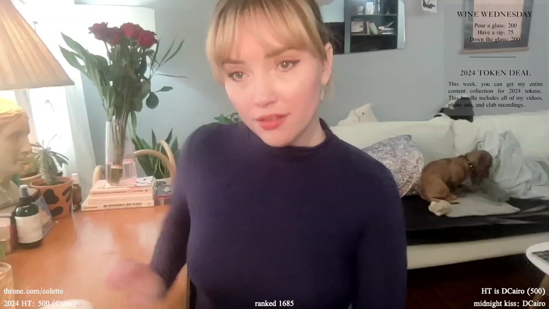 Gallery image thumbnail from coletteclaude's myfreecams stream on, 01/03/2024, 17:05 image 8 of 20