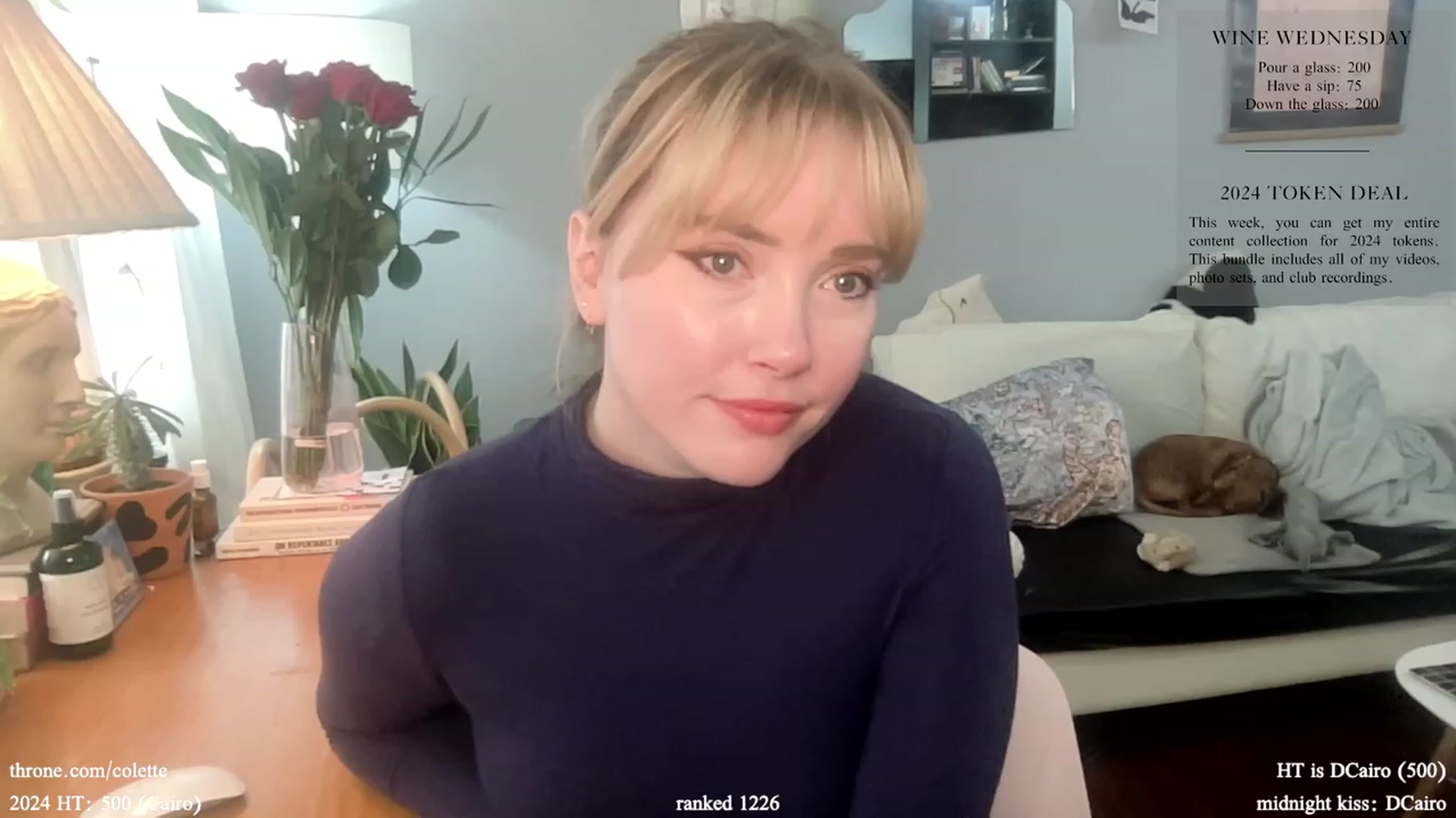 Gallery image thumbnail from coletteclaude's myfreecams stream on, 01/03/2024, 19:30 image 5 of 20