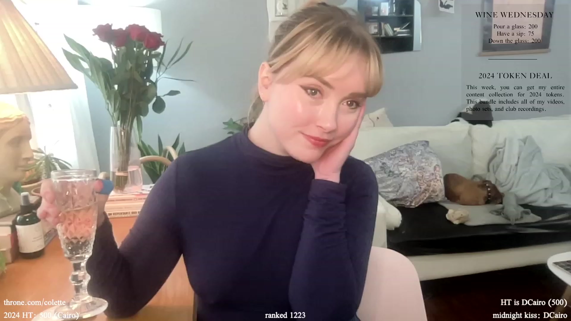 Gallery image thumbnail from coletteclaude's myfreecams stream on, 01/03/2024, 19:30 image 3 of 20
