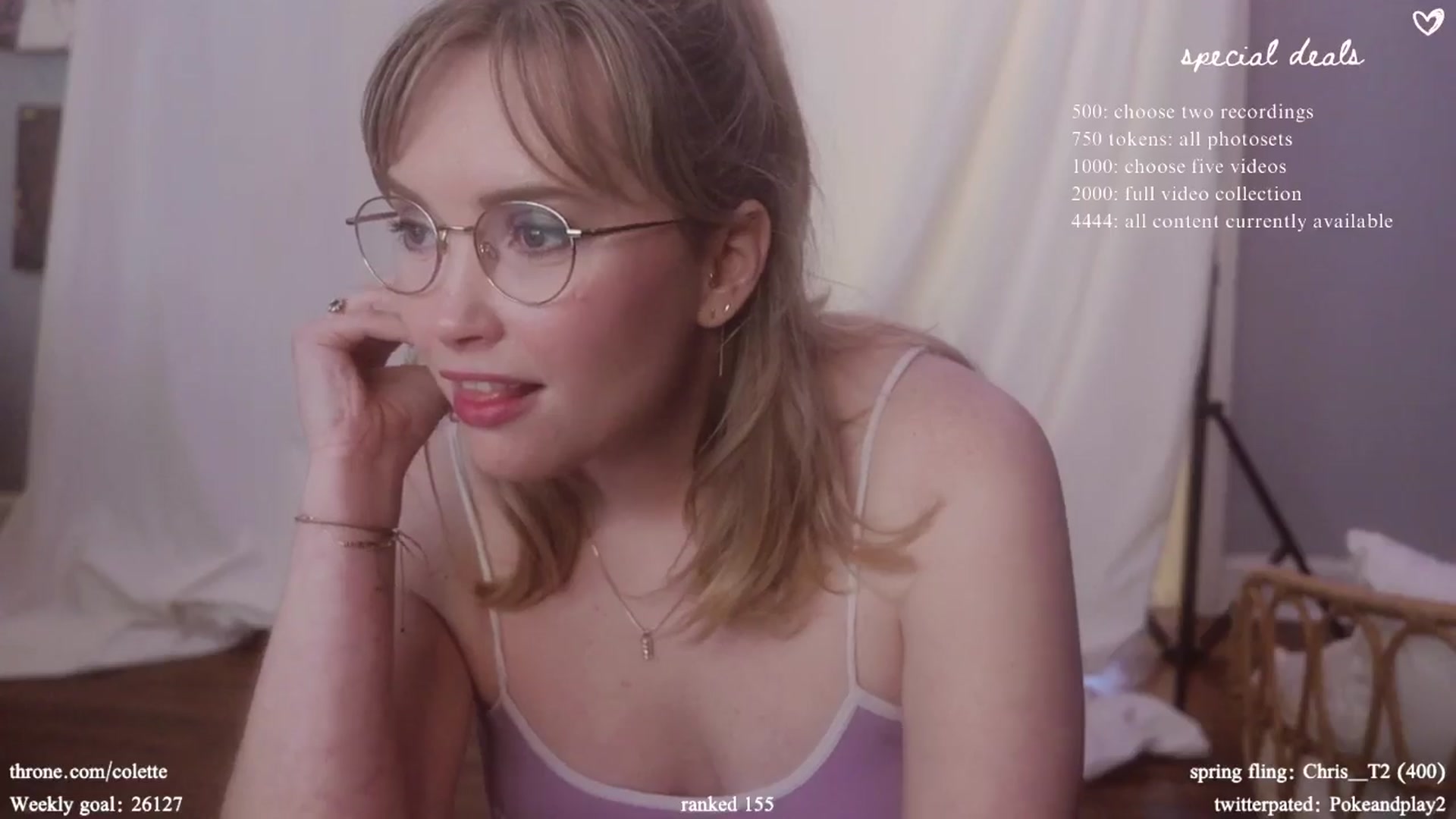 Gallery image thumbnail from coletteclaude's myfreecams stream on, 05/07/2024, 20:18 image 19 of 20