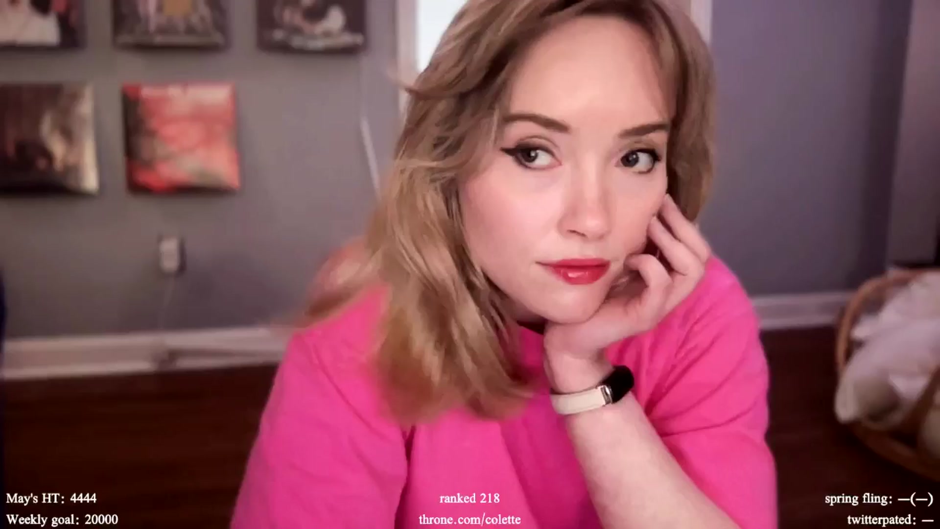 Gallery image thumbnail from coletteclaude's myfreecams stream on, 05/13/2024, 16:31 image 12 of 20