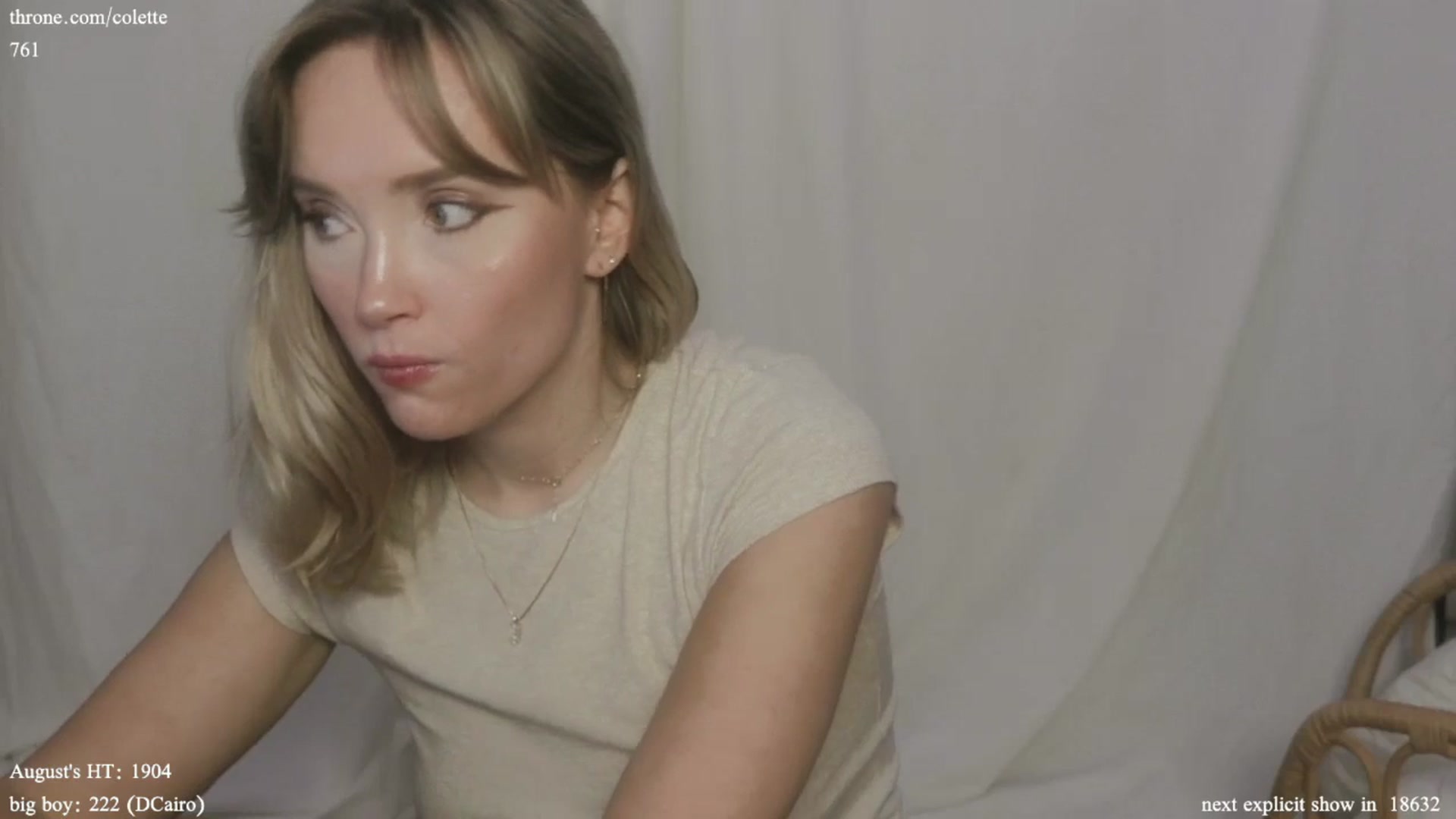 Gallery image thumbnail from coletteclaude's myfreecams stream on, 08/12/2024, 20:27 image 8 of 20
