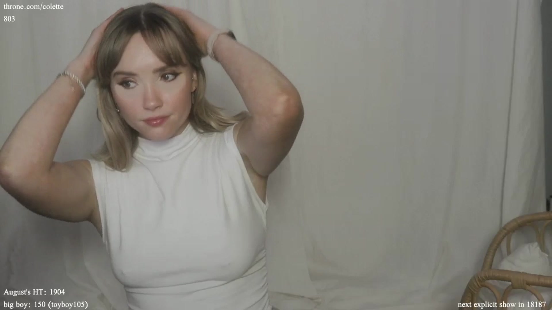 Gallery image thumbnail from coletteclaude's myfreecams stream on, 08/13/2024, 16:07 image 19 of 20