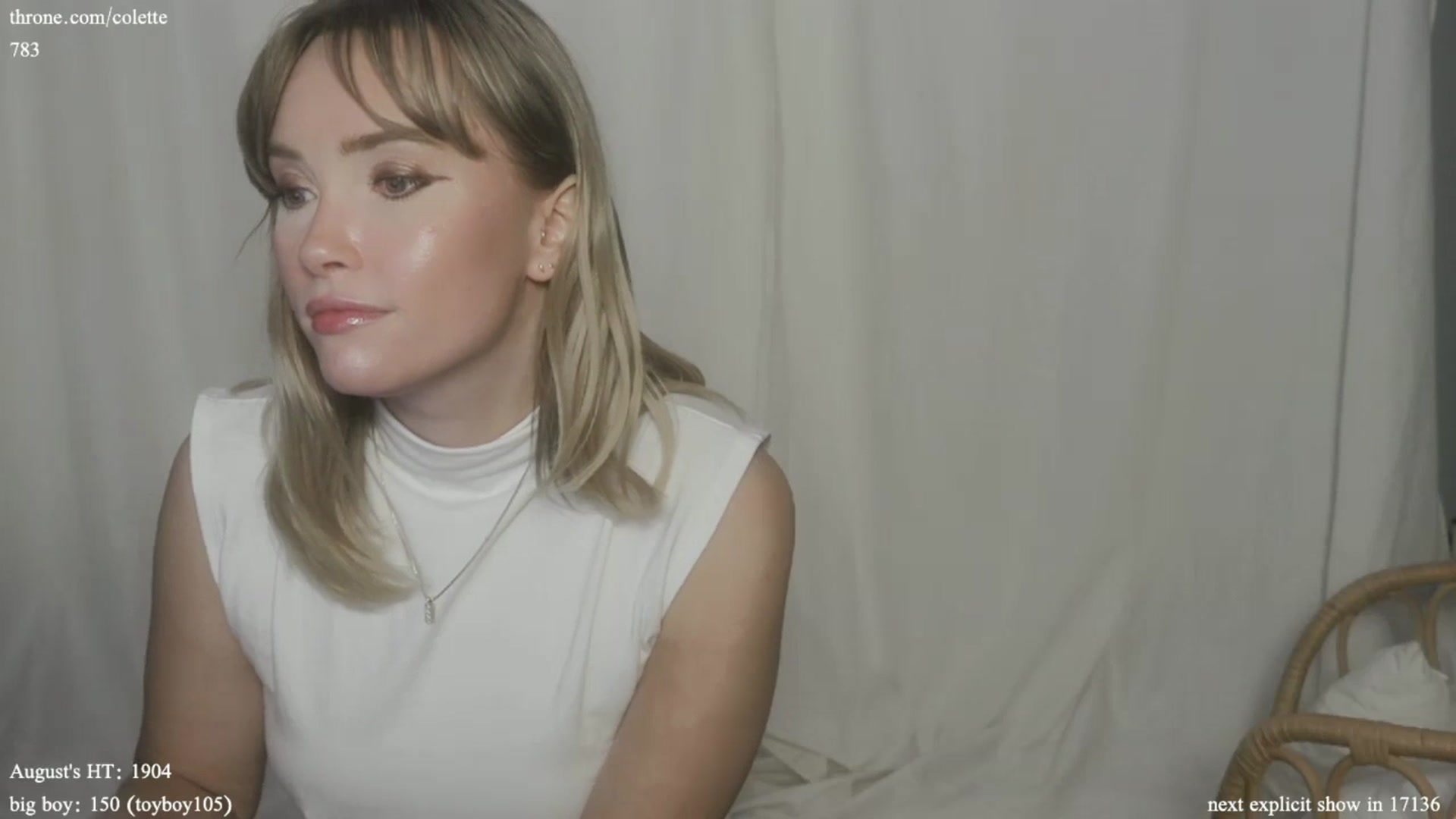 Gallery image thumbnail from coletteclaude's myfreecams stream on, 08/13/2024, 19:56 image 19 of 20