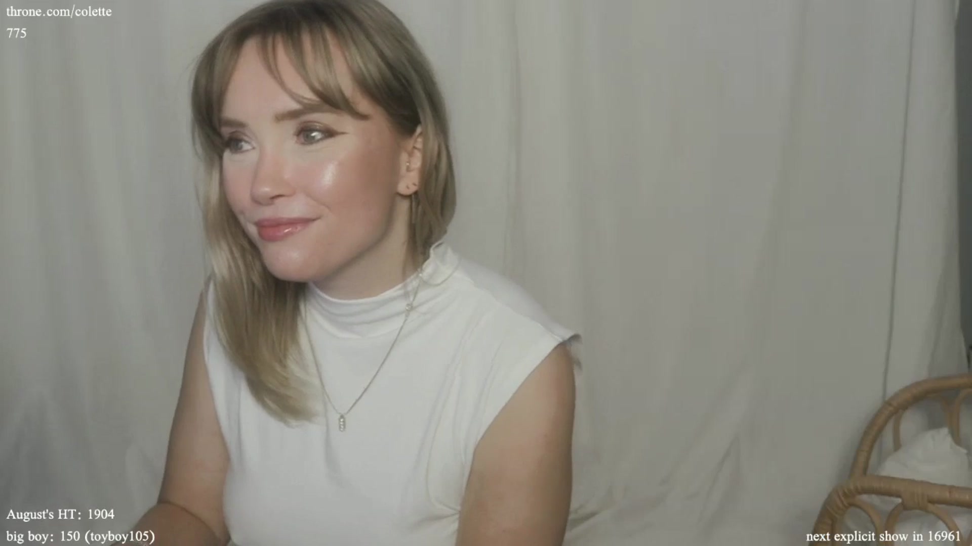 Gallery image thumbnail from coletteclaude's myfreecams stream on, 08/13/2024, 20:24 image 6 of 20