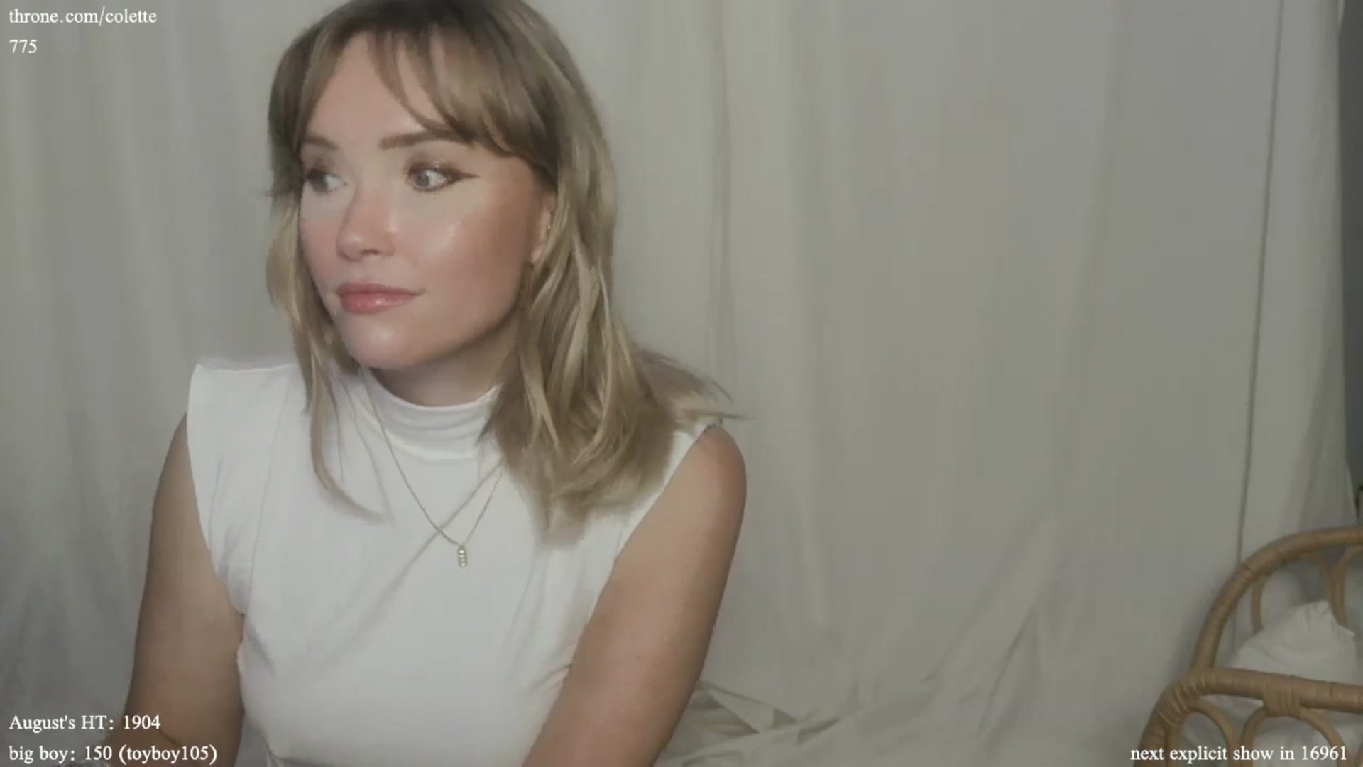 Gallery image thumbnail from coletteclaude's myfreecams stream on, 08/13/2024, 20:24 image 4 of 20