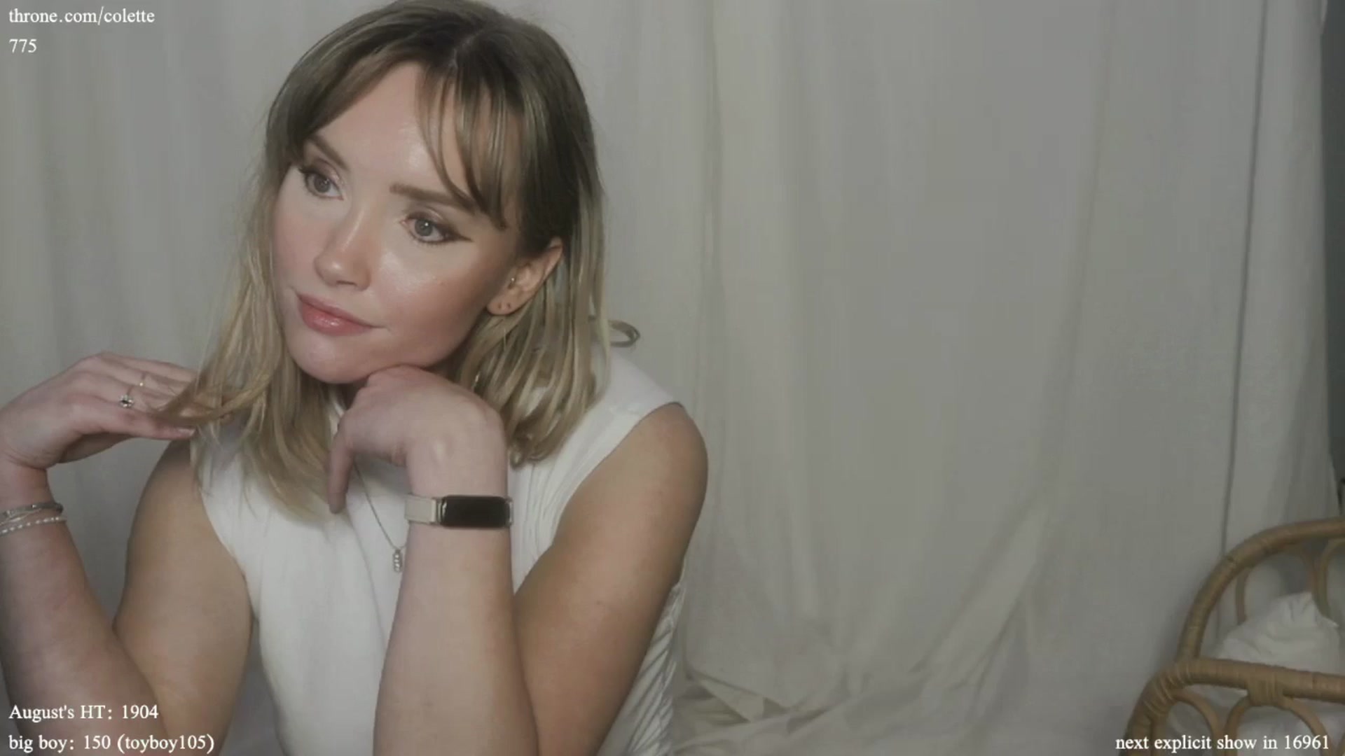 Gallery image thumbnail from coletteclaude's myfreecams stream on, 08/13/2024, 20:24 image 20 of 20