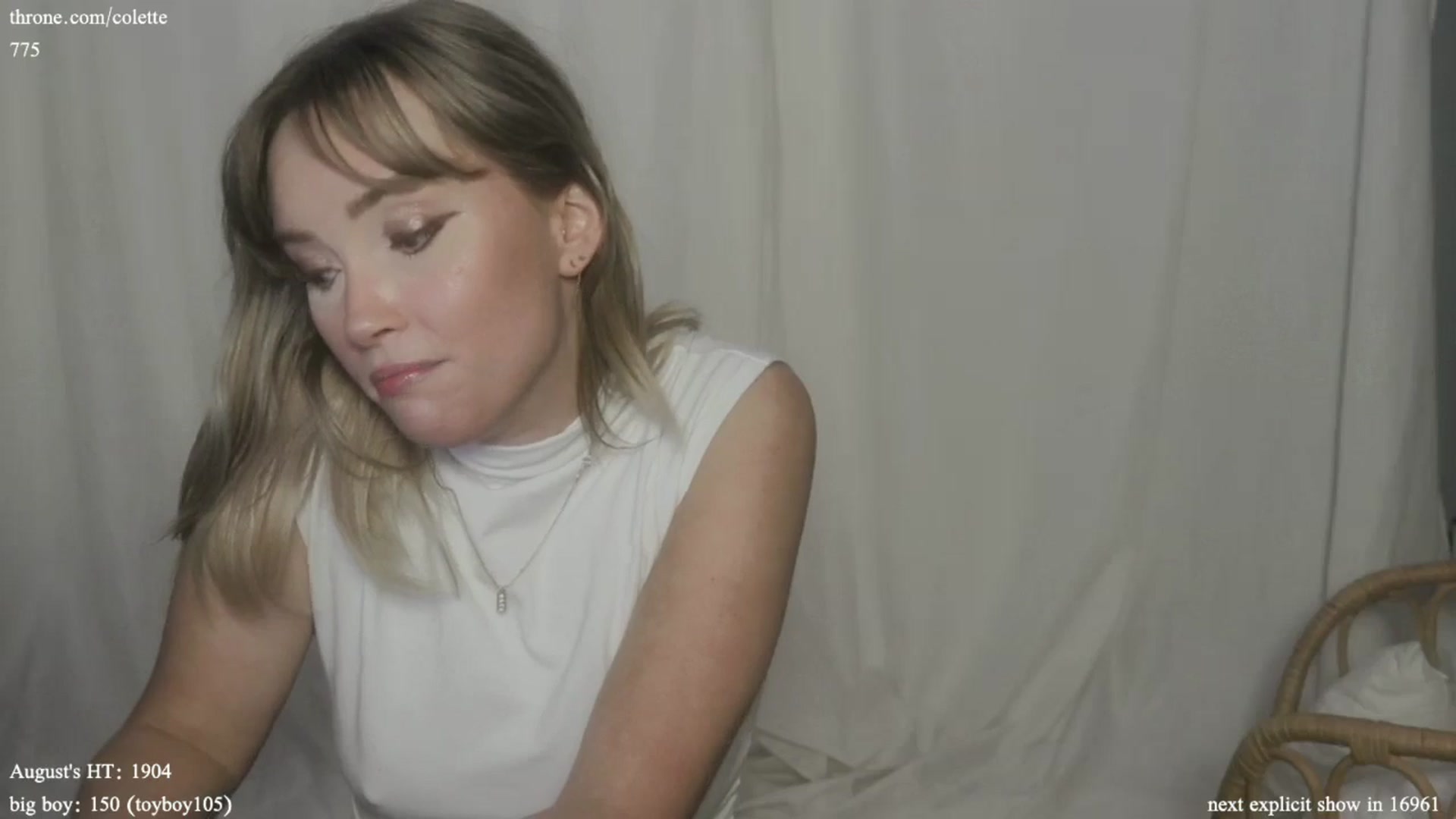 Gallery image thumbnail from coletteclaude's myfreecams stream on, 08/13/2024, 20:24 image 13 of 20