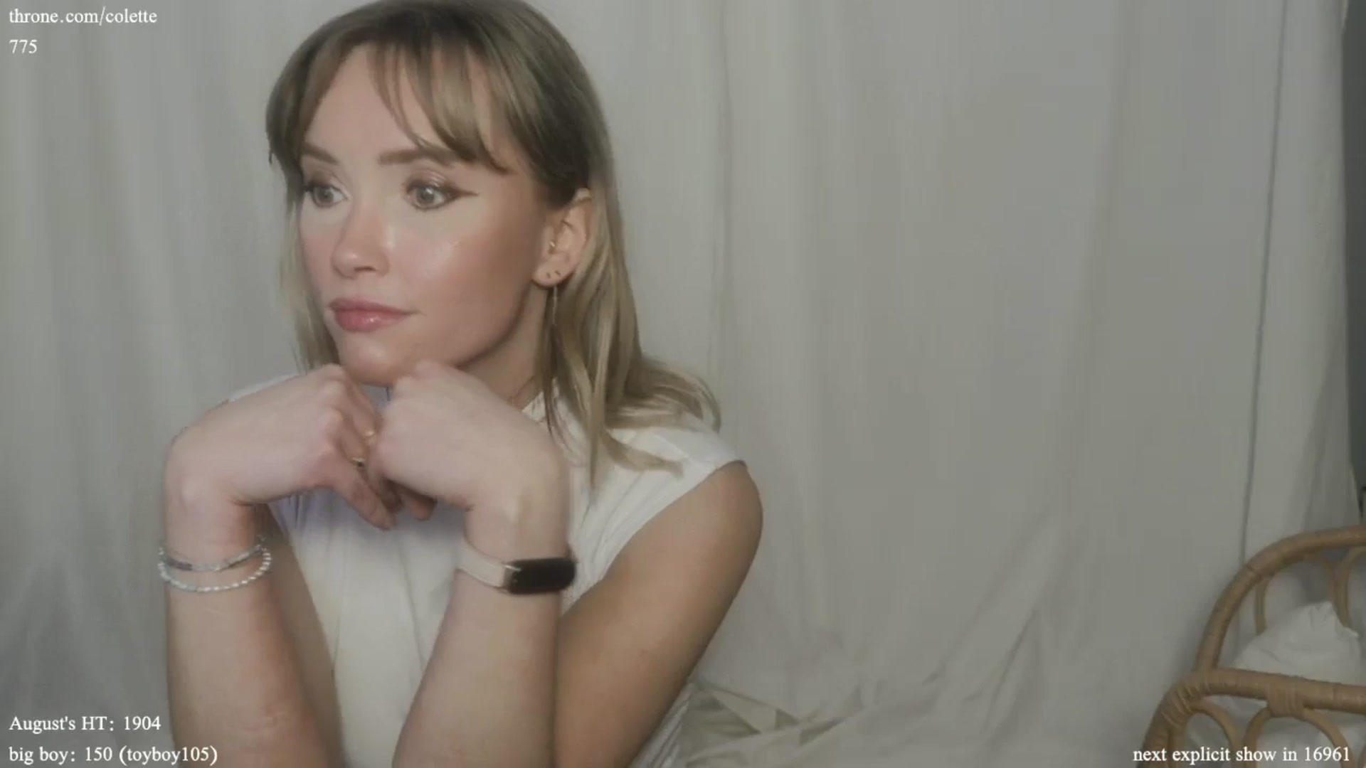 Gallery image thumbnail from coletteclaude's myfreecams stream on, 08/13/2024, 20:24 image 17 of 20