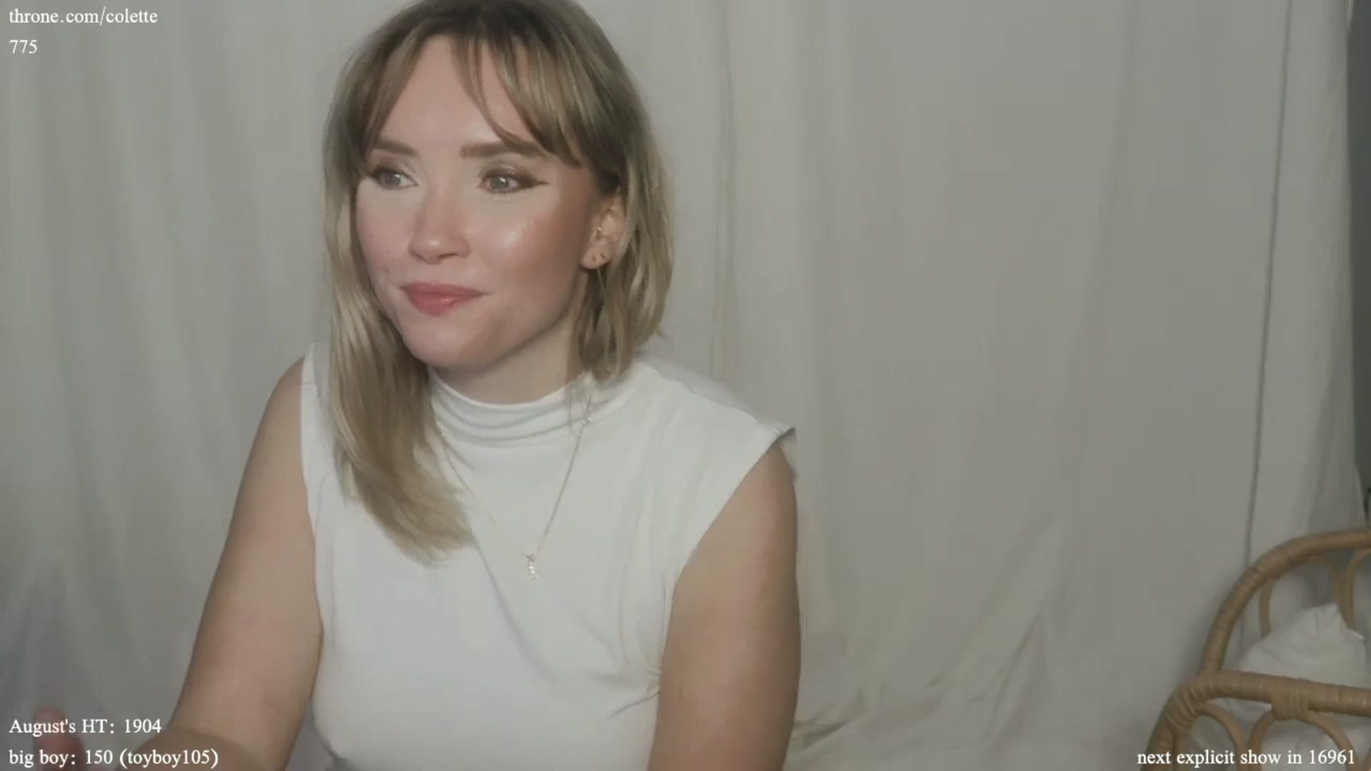 Gallery image thumbnail from coletteclaude's myfreecams stream on, 08/13/2024, 20:24 image 7 of 20