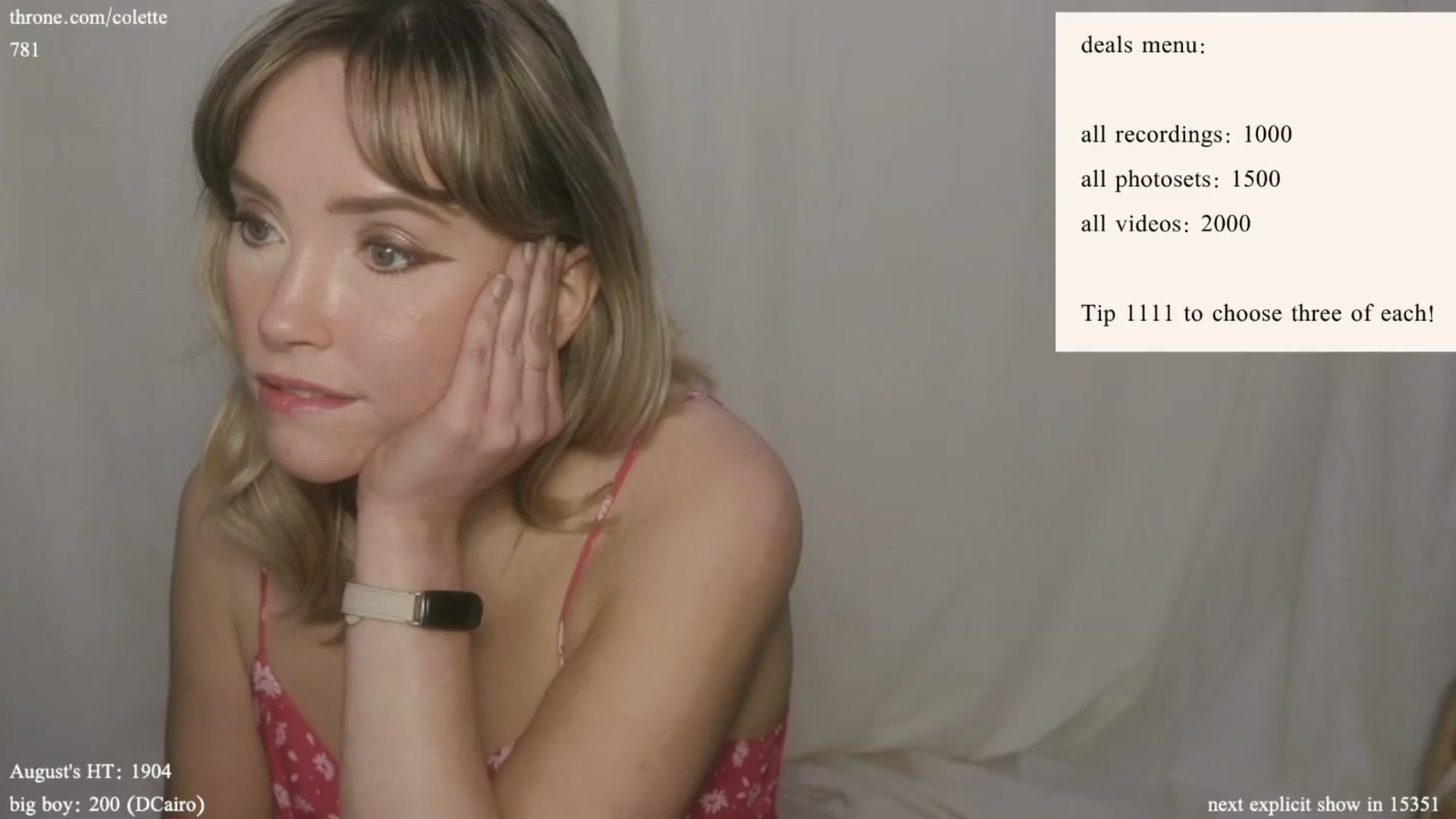 Gallery image thumbnail from coletteclaude's myfreecams stream on, 08/14/2024, 19:55 image 15 of 20