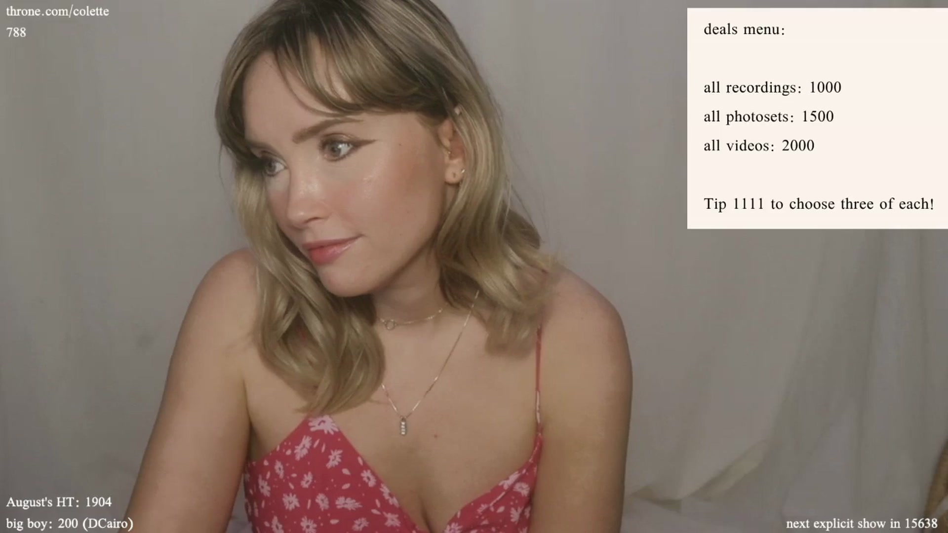 Gallery image thumbnail from coletteclaude's myfreecams stream on, 08/14/2024, 19:55 image 9 of 20