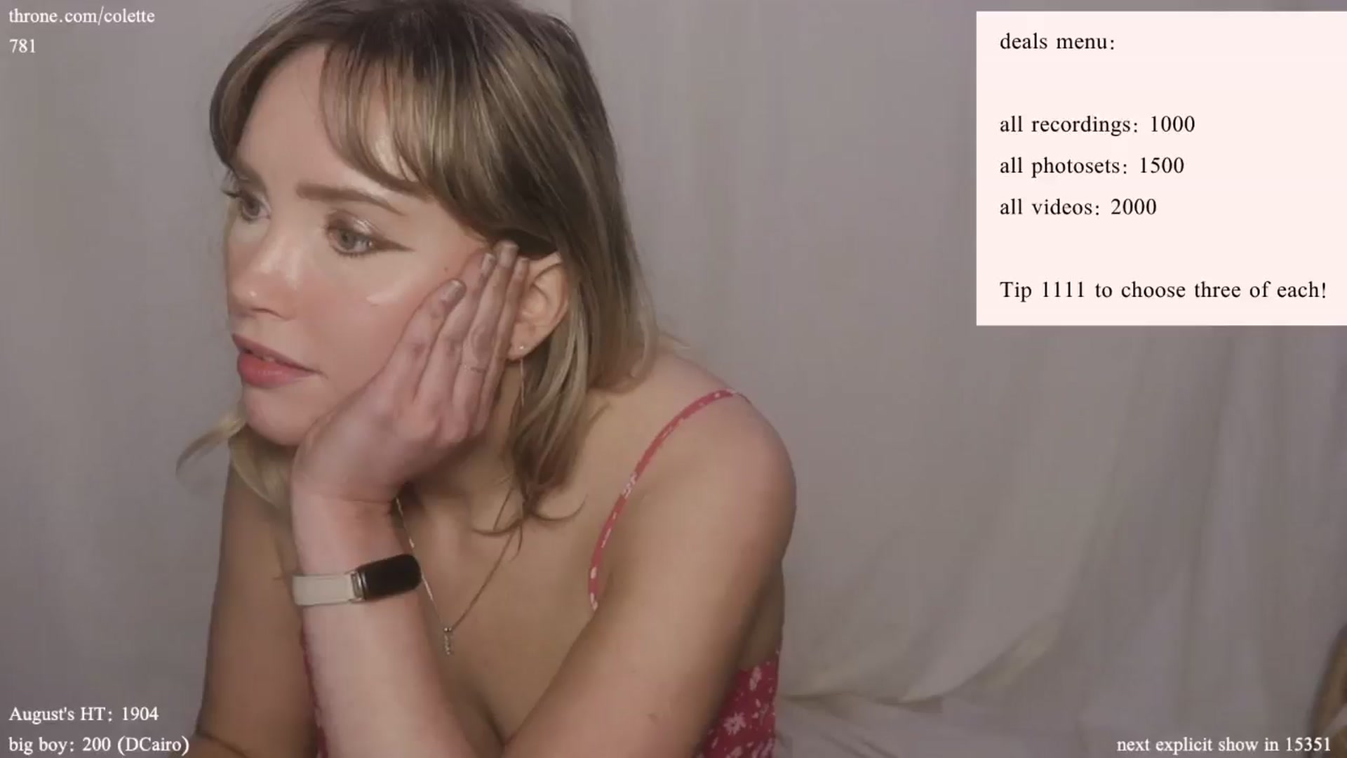Gallery image thumbnail from coletteclaude's myfreecams stream on, 08/14/2024, 19:55 image 16 of 20