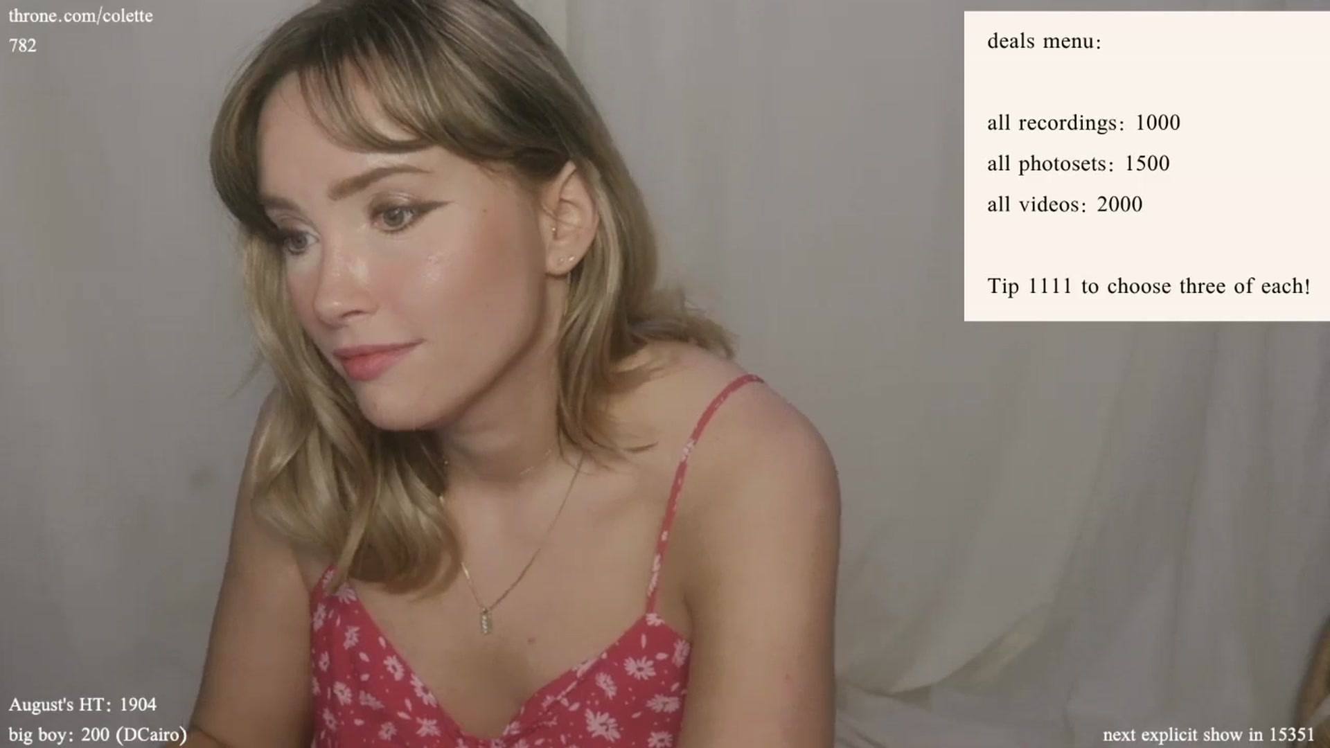 Gallery image thumbnail from coletteclaude's myfreecams stream on, 08/14/2024, 19:55 image 17 of 20