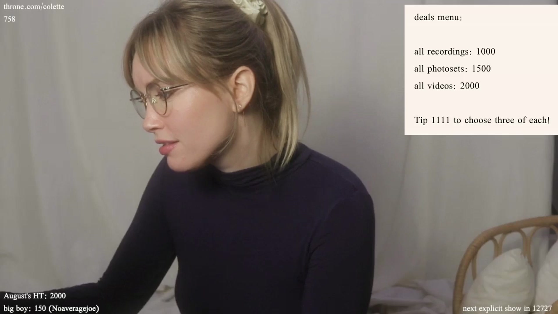 Gallery image thumbnail from coletteclaude's myfreecams stream on, 08/15/2024, 18:20 image 14 of 20