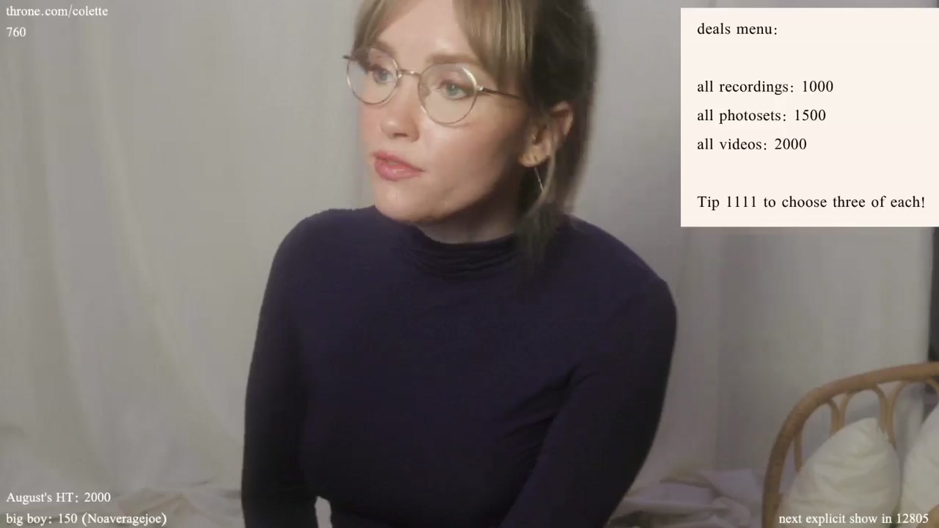 Gallery image thumbnail from coletteclaude's myfreecams stream on, 08/15/2024, 18:20 image 12 of 20