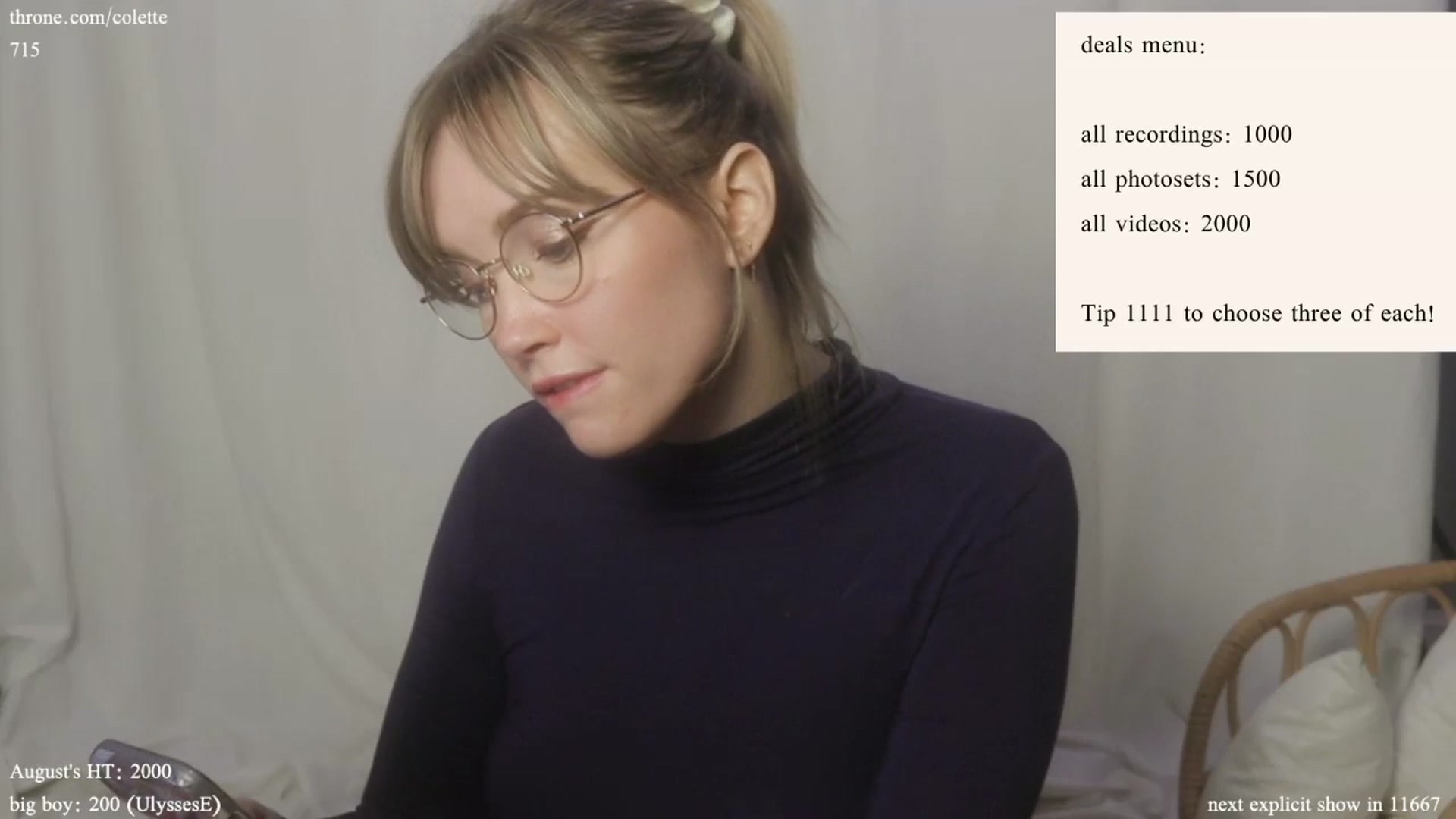 Gallery image thumbnail from coletteclaude's myfreecams stream on, 08/15/2024, 20:03 image 20 of 20