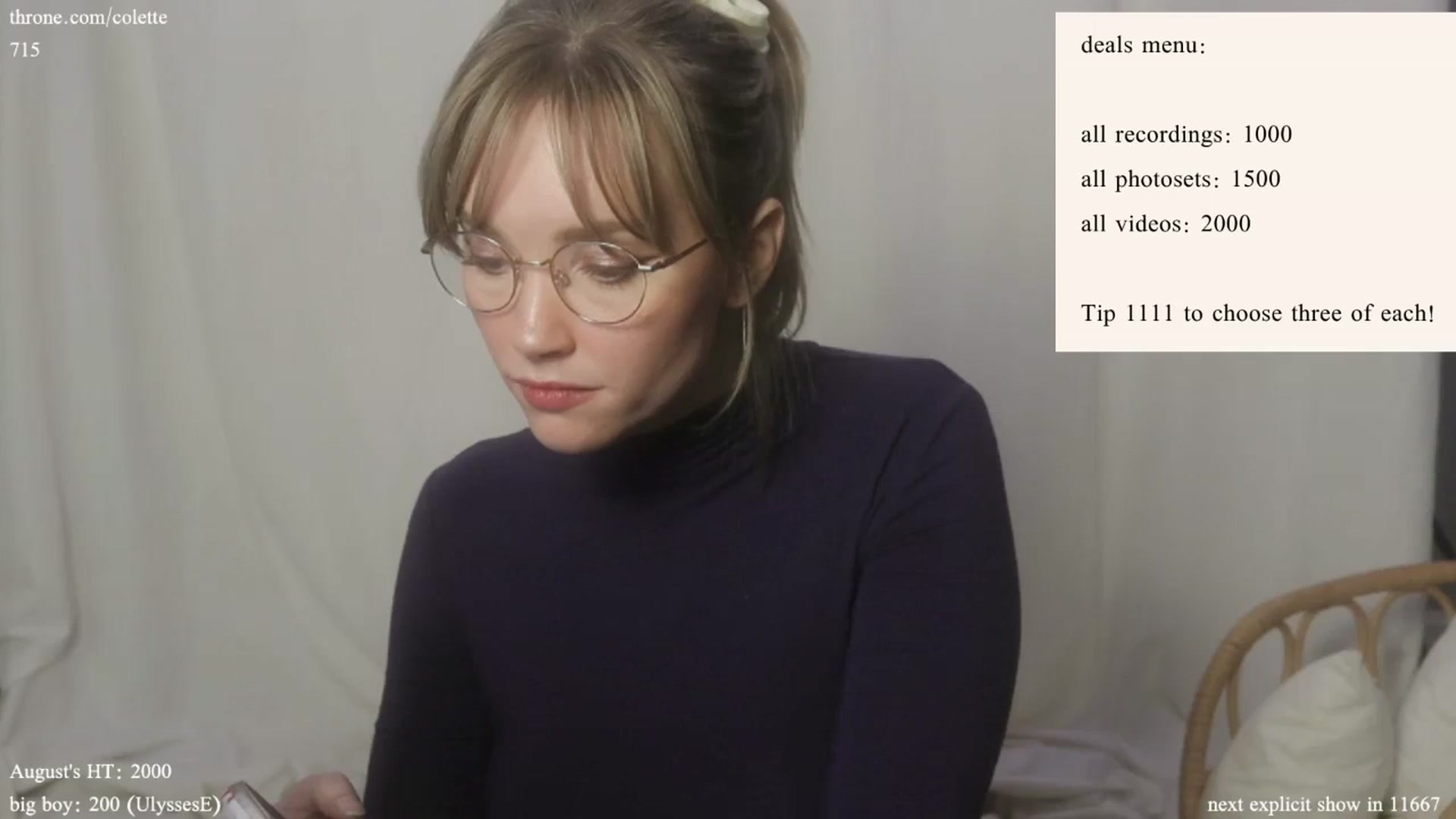 Gallery image thumbnail from coletteclaude's myfreecams stream on, 08/15/2024, 20:03 image 19 of 20