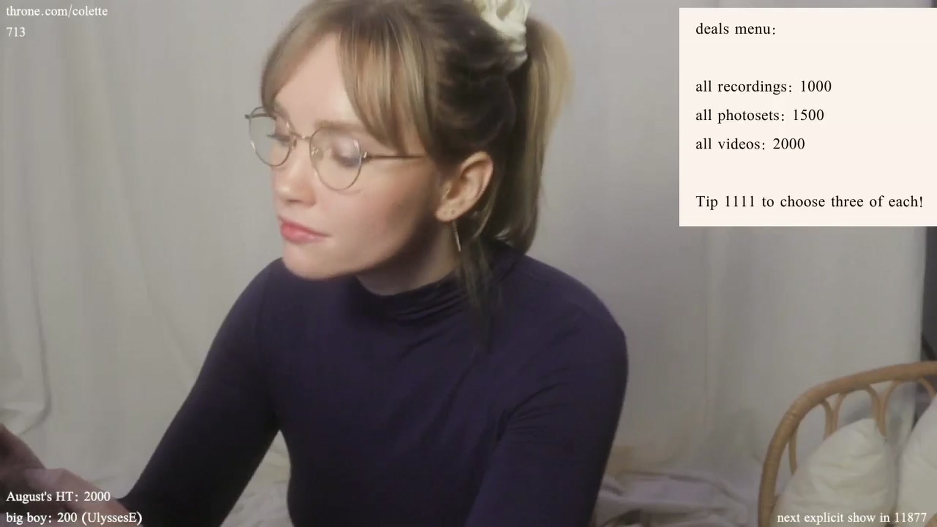 Gallery image thumbnail from coletteclaude's myfreecams stream on, 08/15/2024, 20:03 image 4 of 20