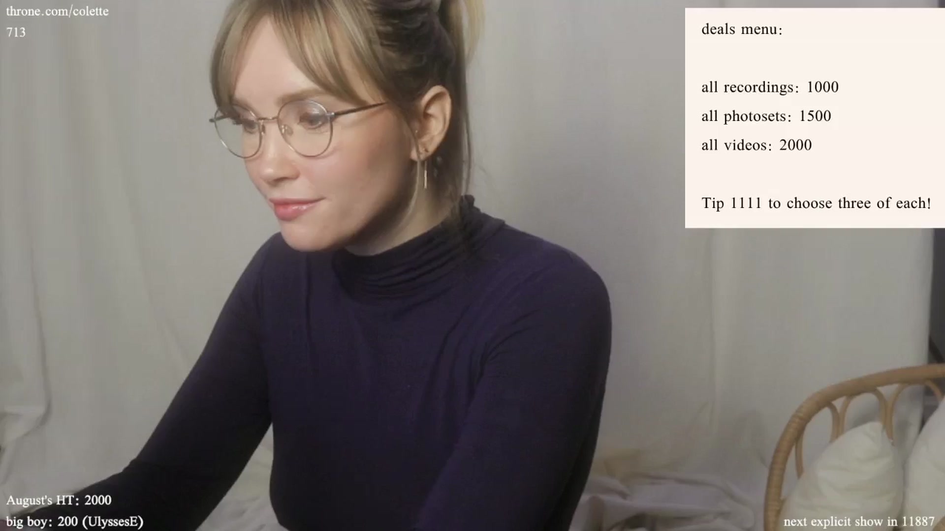 Gallery image thumbnail from coletteclaude's myfreecams stream on, 08/15/2024, 20:03 image 3 of 20