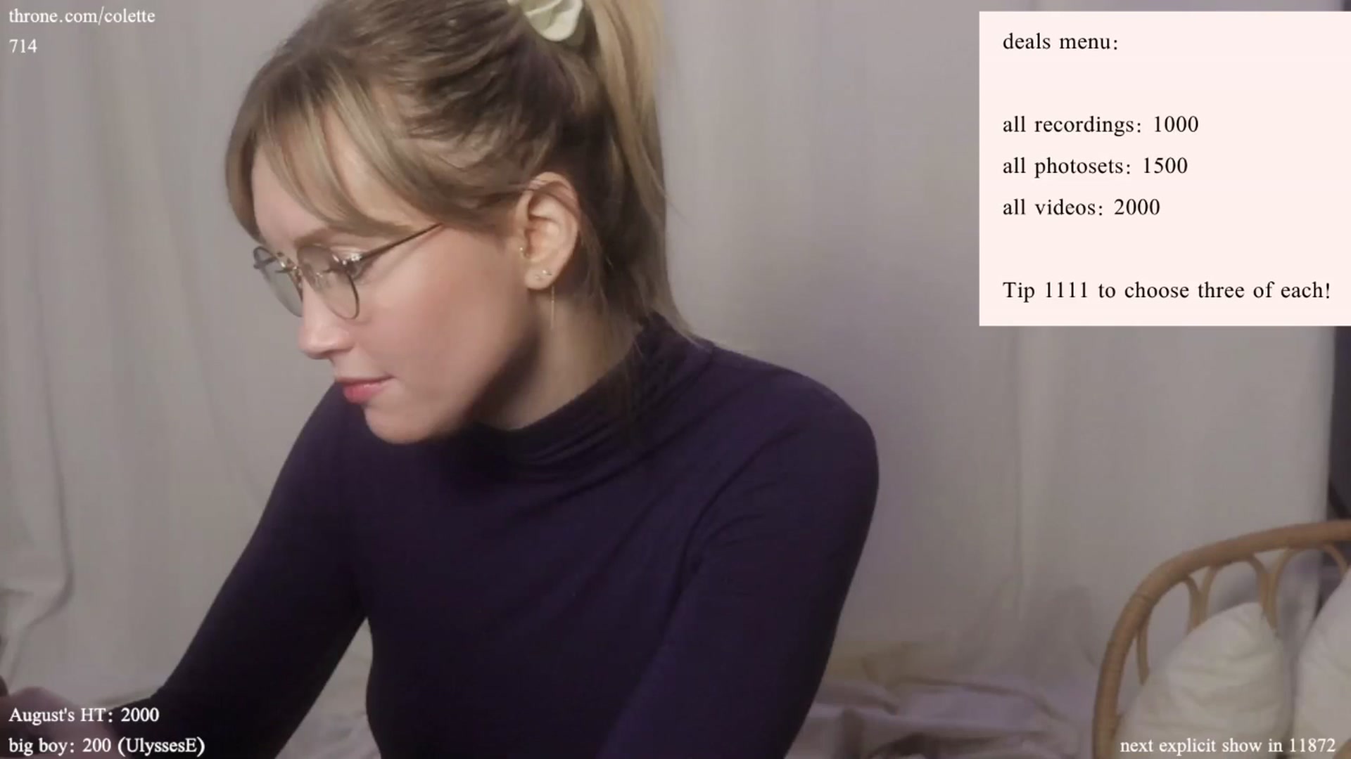 Gallery image thumbnail from coletteclaude's myfreecams stream on, 08/15/2024, 20:03 image 5 of 20