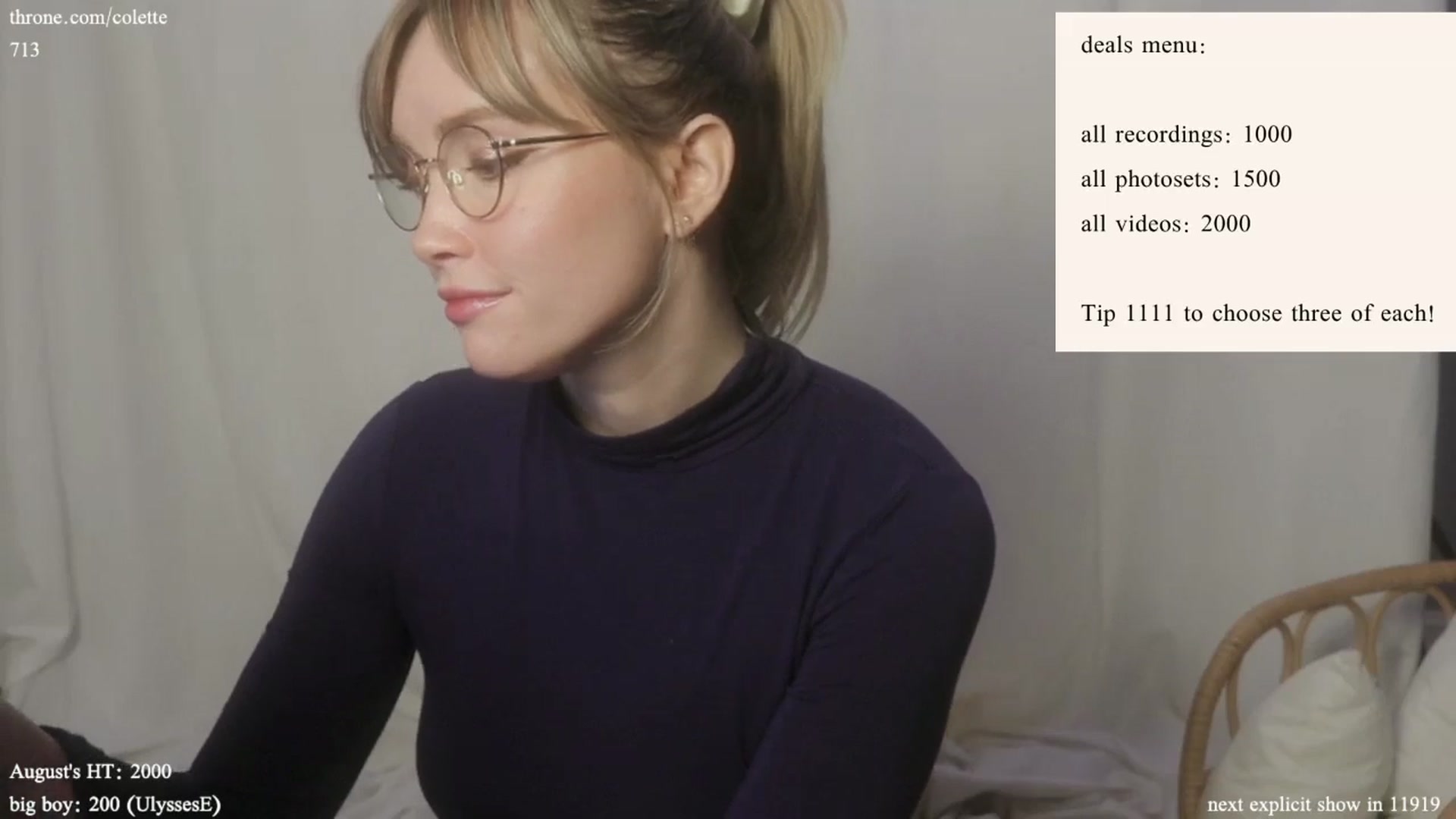 Gallery image thumbnail from coletteclaude's myfreecams stream on, 08/15/2024, 20:03 image 2 of 20