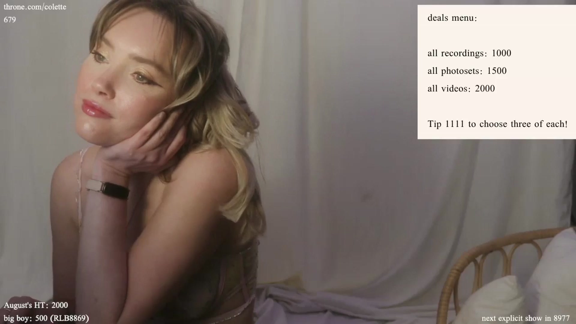 Gallery image thumbnail from coletteclaude's myfreecams stream on, 08/16/2024, 19:53 image 13 of 20