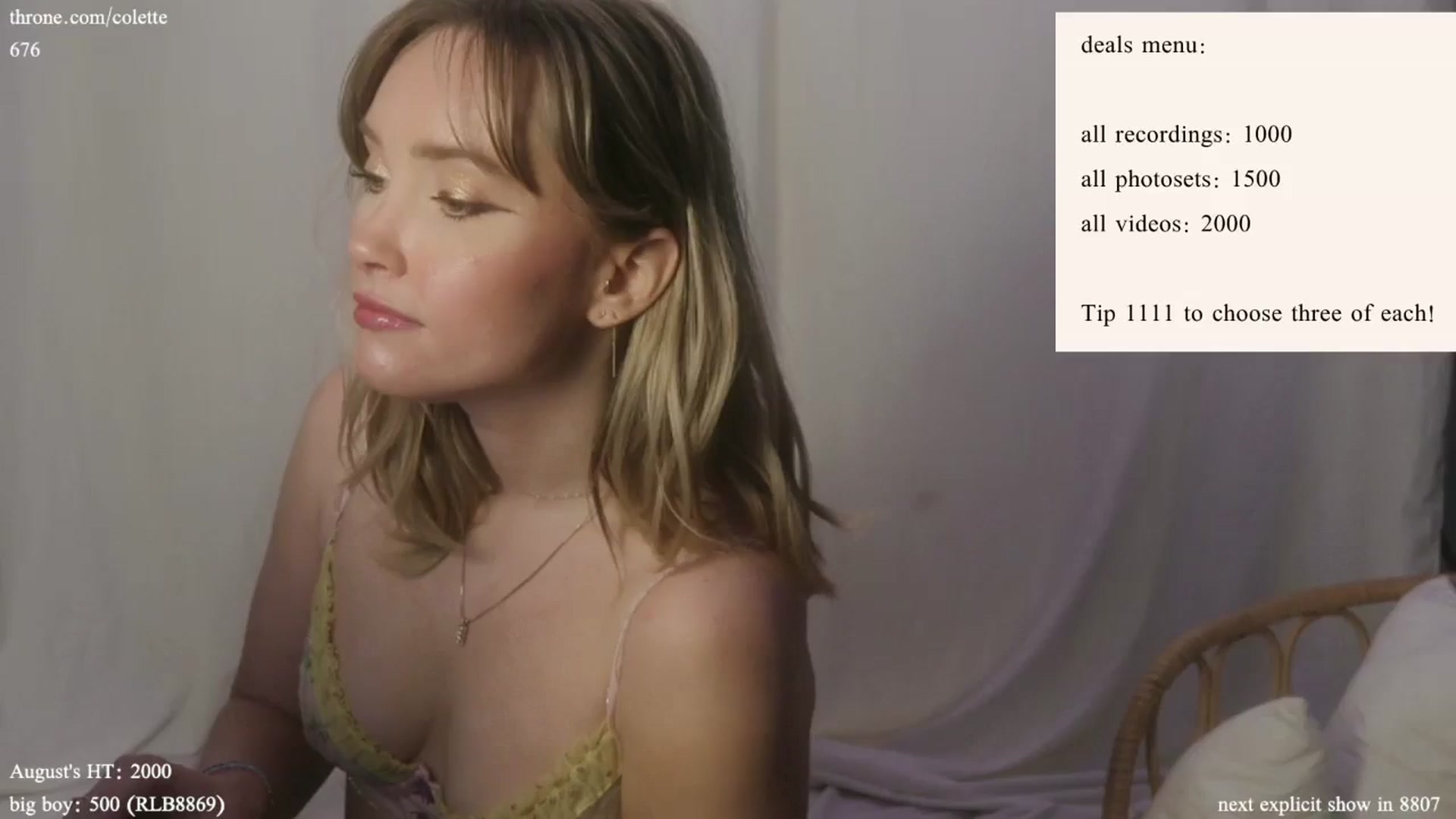 Gallery image thumbnail from coletteclaude's myfreecams stream on, 08/16/2024, 19:53 image 17 of 20