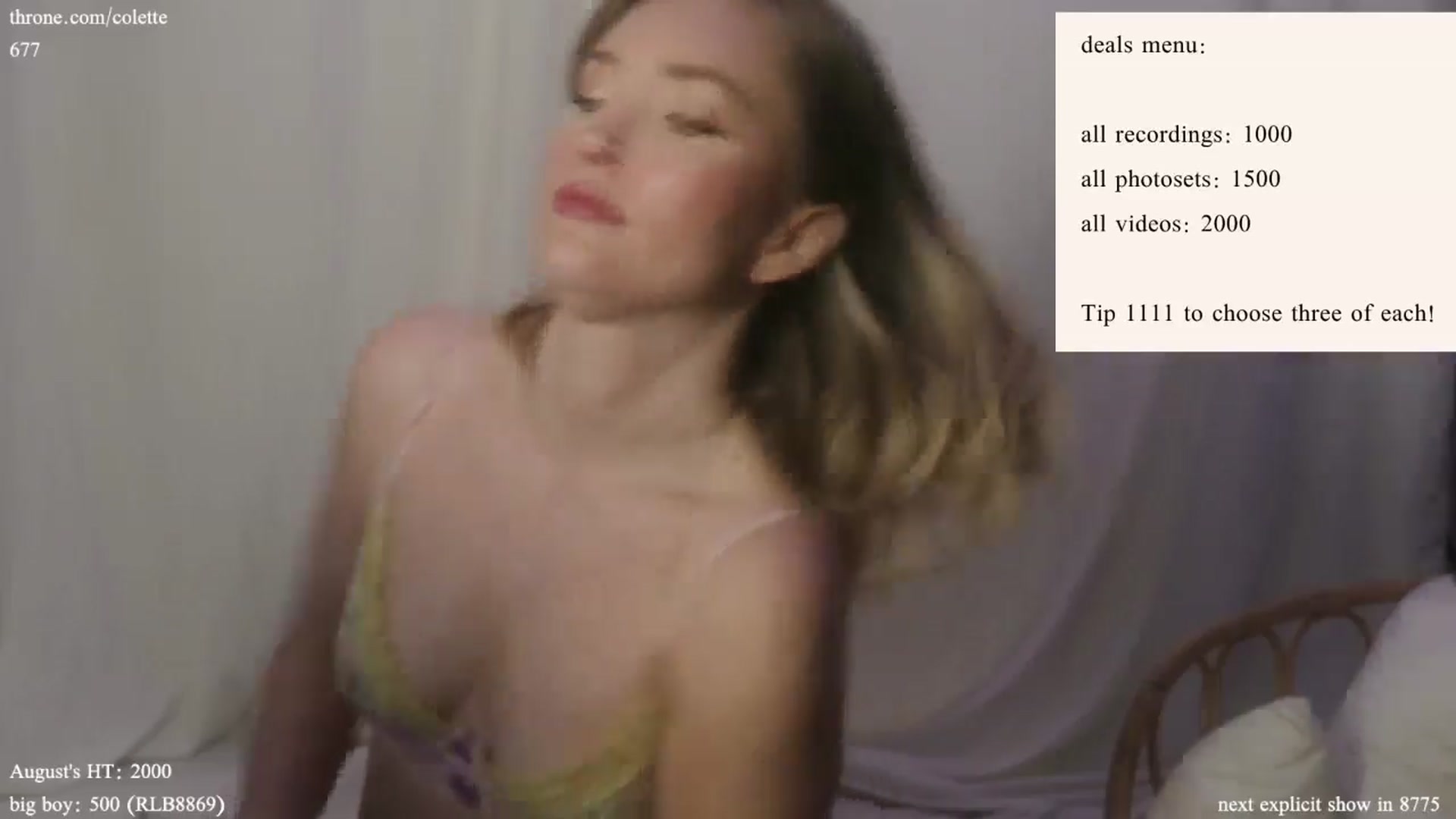 Gallery image thumbnail from coletteclaude's myfreecams stream on, 08/16/2024, 19:53 image 20 of 20