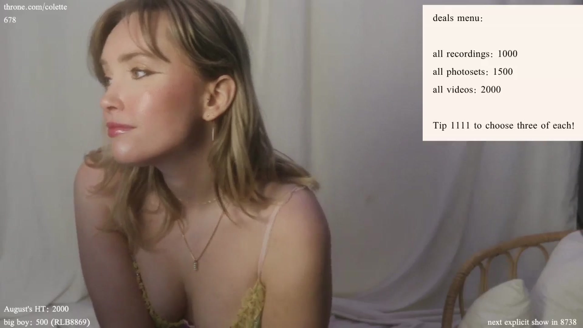 Gallery image thumbnail from coletteclaude's myfreecams stream on, 08/16/2024, 20:01 image 9 of 20