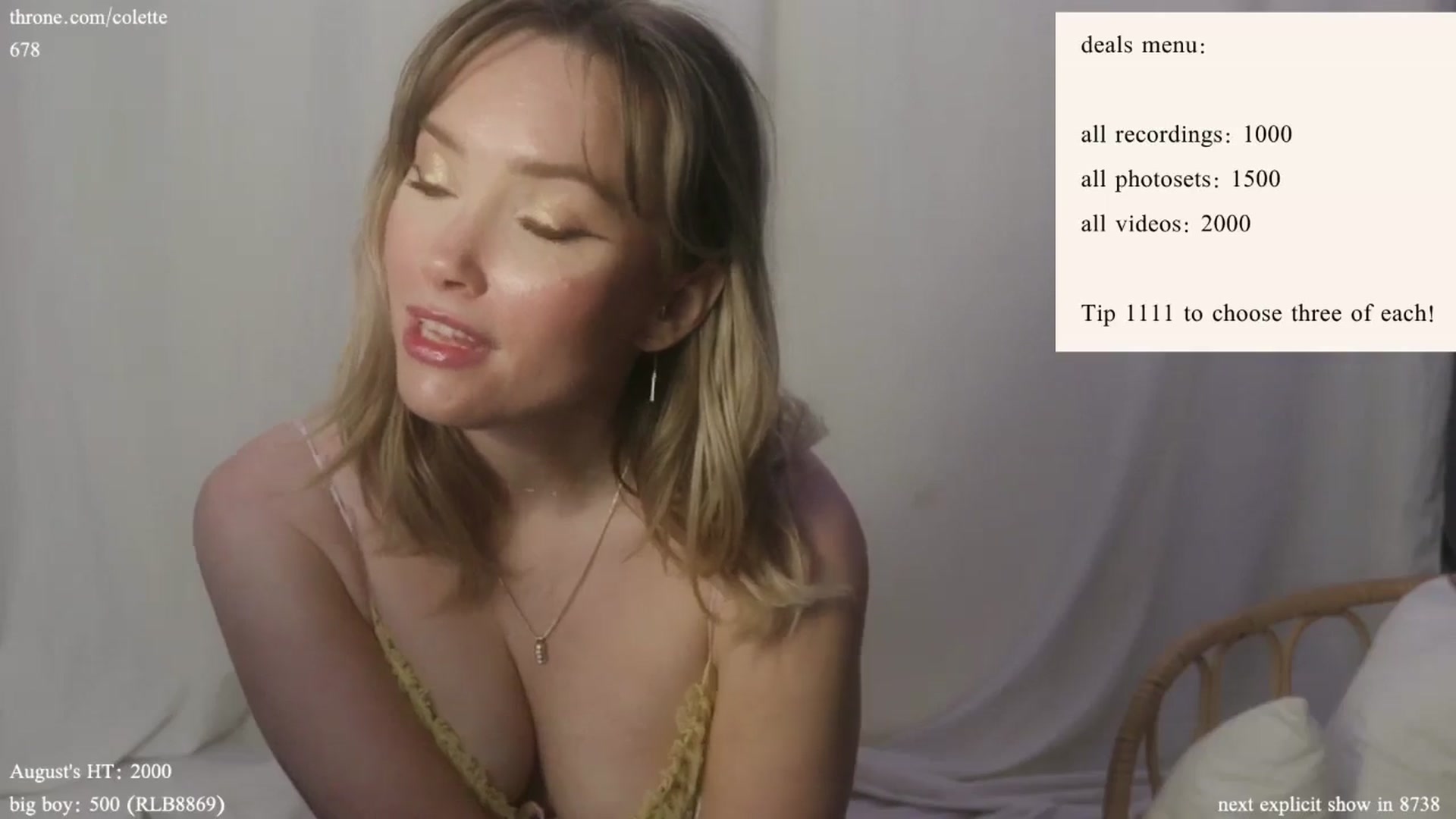 Gallery image thumbnail from coletteclaude's myfreecams stream on, 08/16/2024, 20:01 image 10 of 20