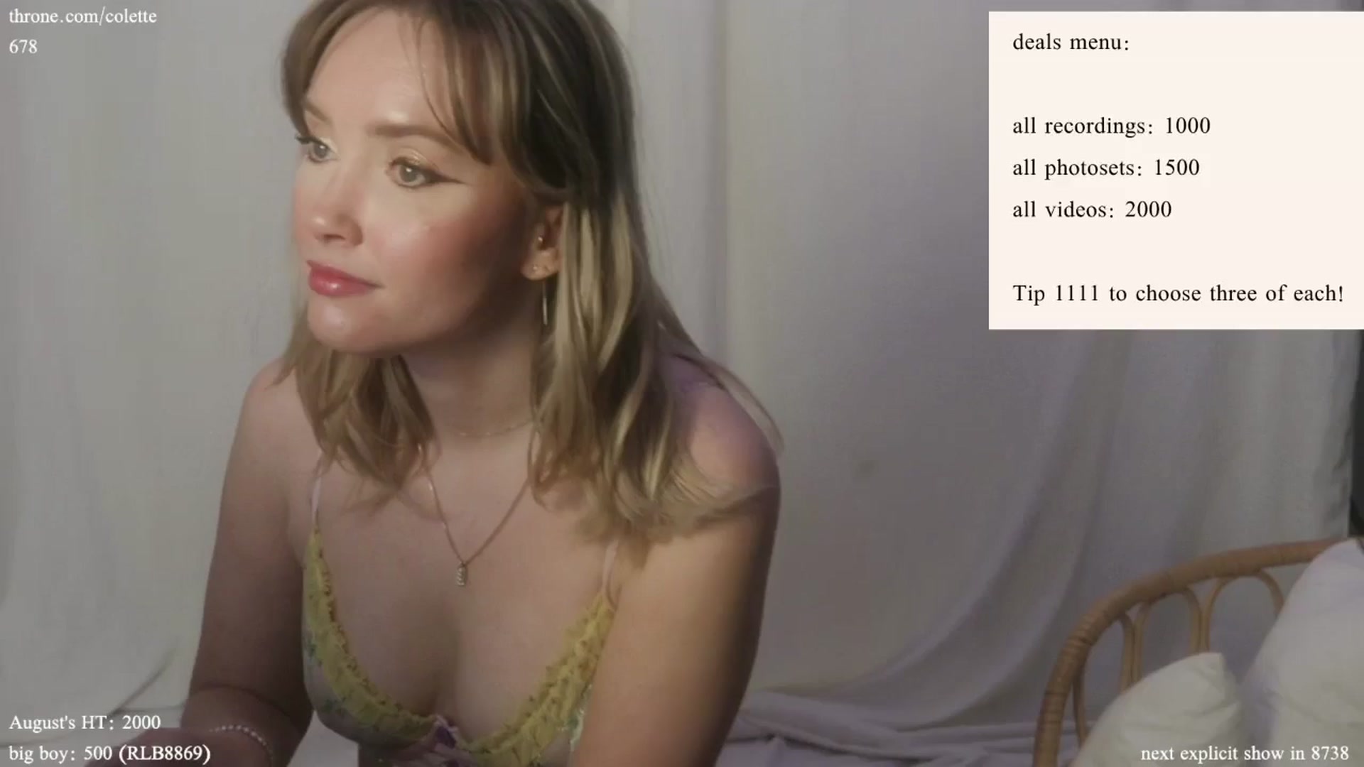 Gallery image thumbnail from coletteclaude's myfreecams stream on, 08/16/2024, 20:01 image 8 of 20