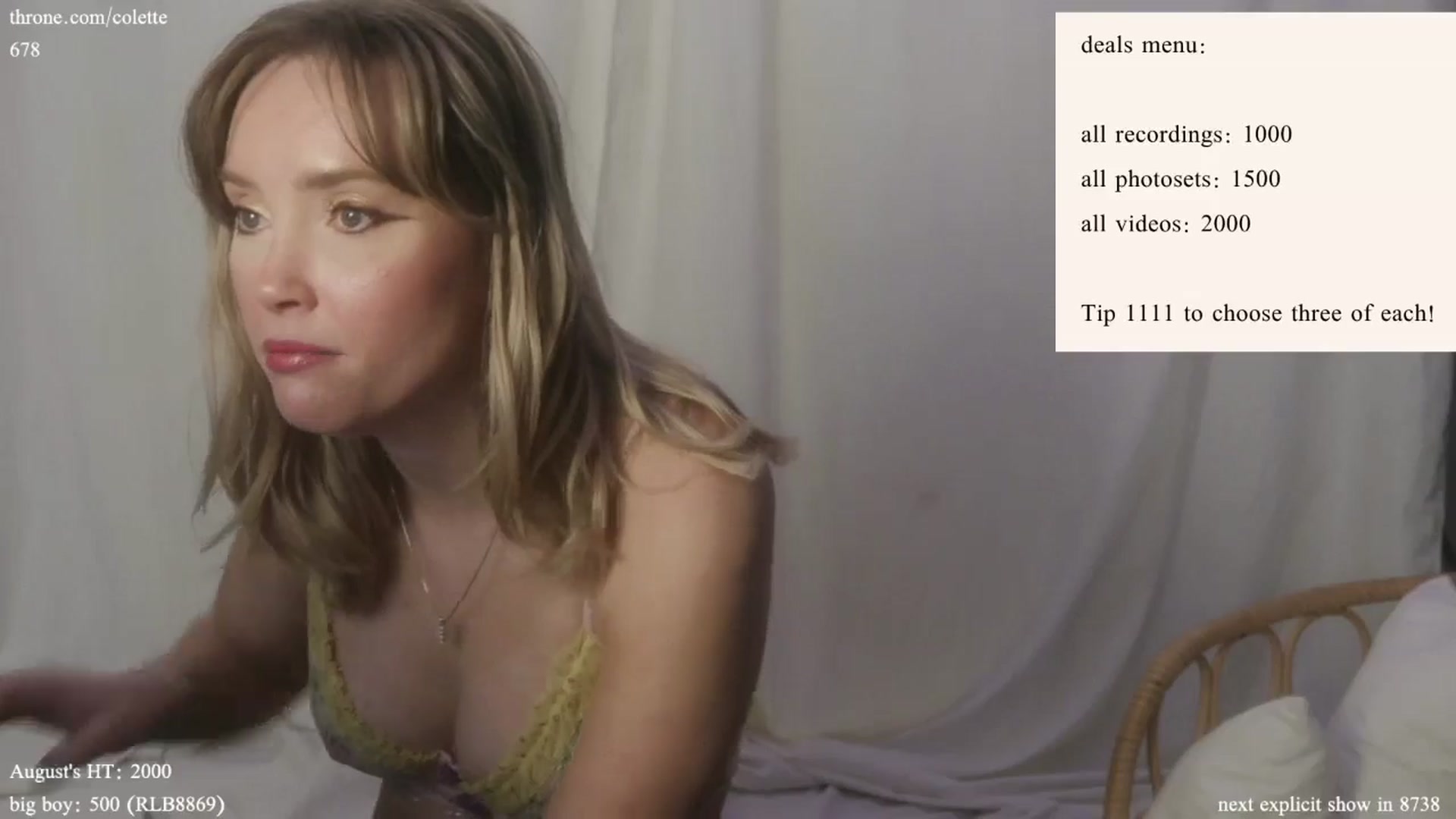 Gallery image thumbnail from coletteclaude's myfreecams stream on, 08/16/2024, 20:01 image 5 of 20