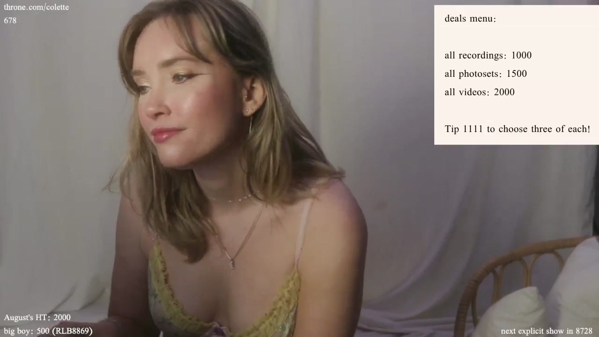 Gallery image thumbnail from coletteclaude's myfreecams stream on, 08/16/2024, 20:01 image 16 of 20