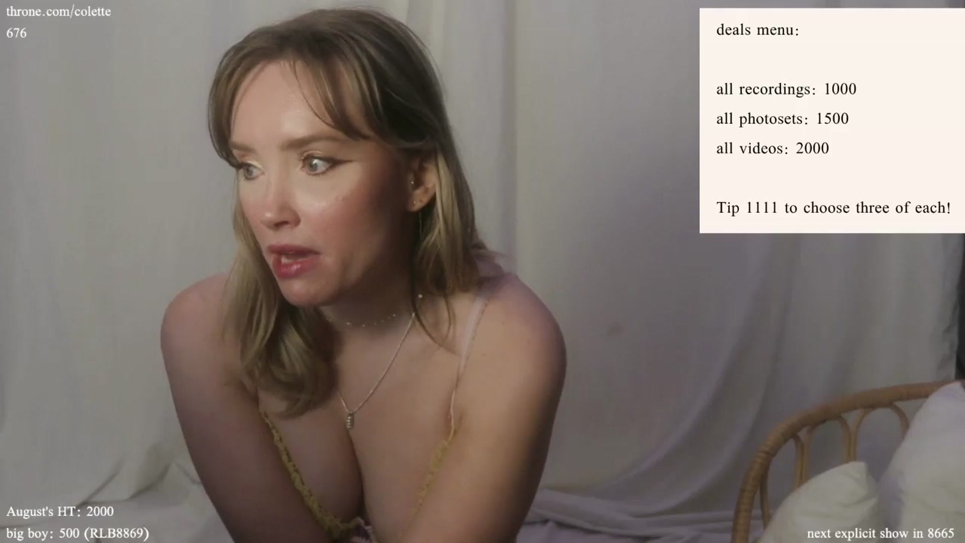 Gallery image thumbnail from coletteclaude's myfreecams stream on, 08/16/2024, 20:08 image 19 of 20