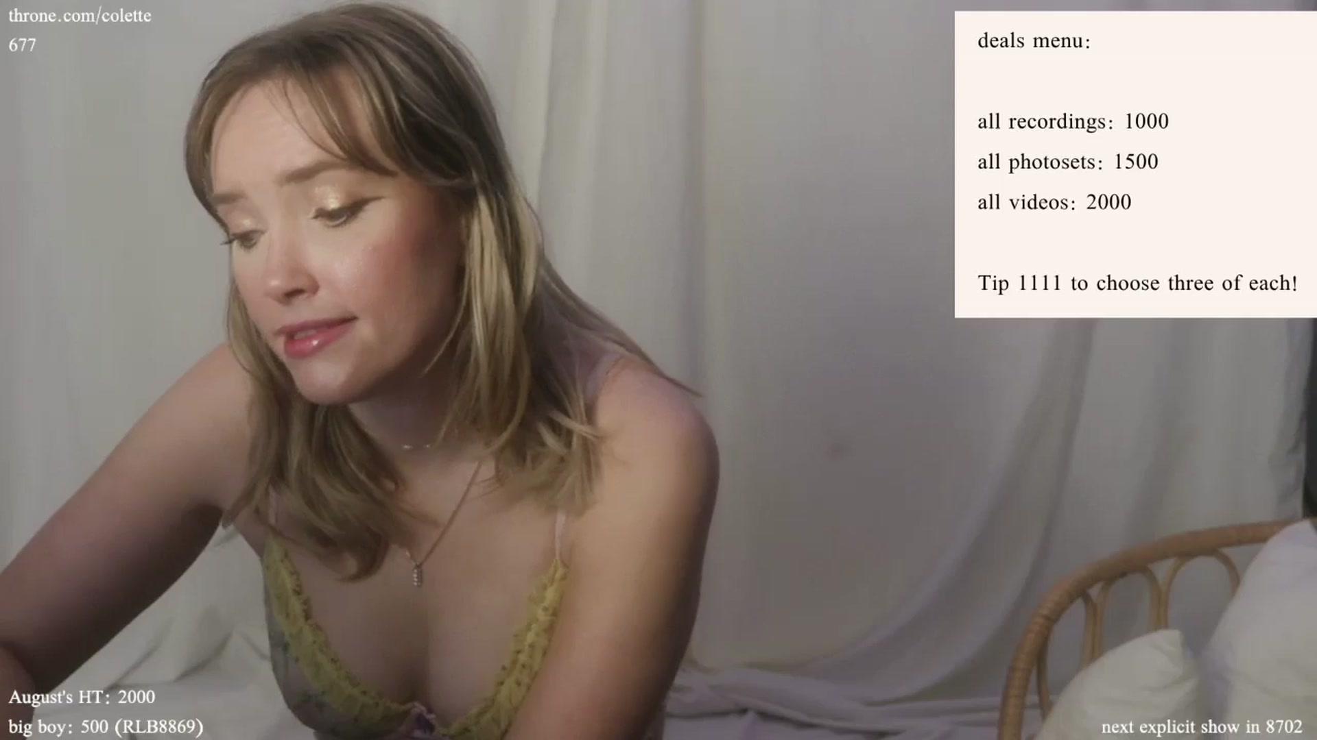Gallery image thumbnail from coletteclaude's myfreecams stream on, 08/16/2024, 20:08 image 3 of 20