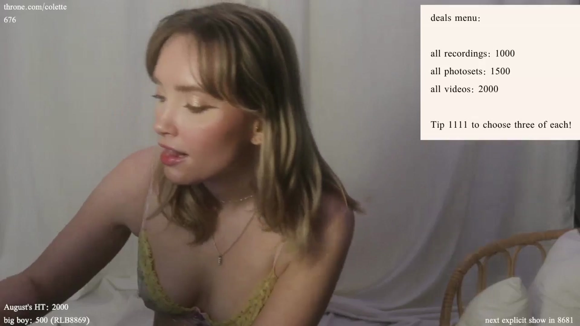 Gallery image thumbnail from coletteclaude's myfreecams stream on, 08/16/2024, 20:08 image 17 of 20